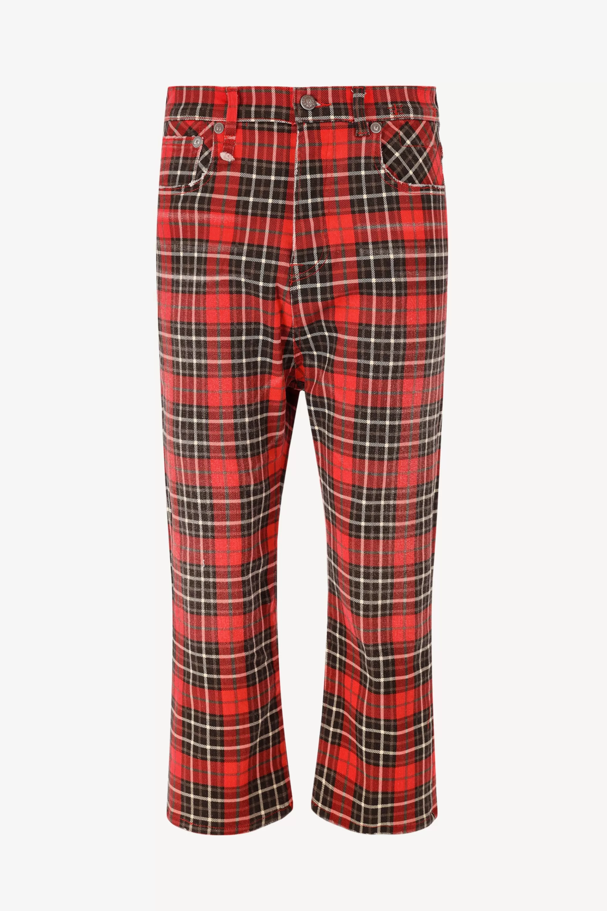 Frauen R13 Jeans Tailored Drop In Red Plaid