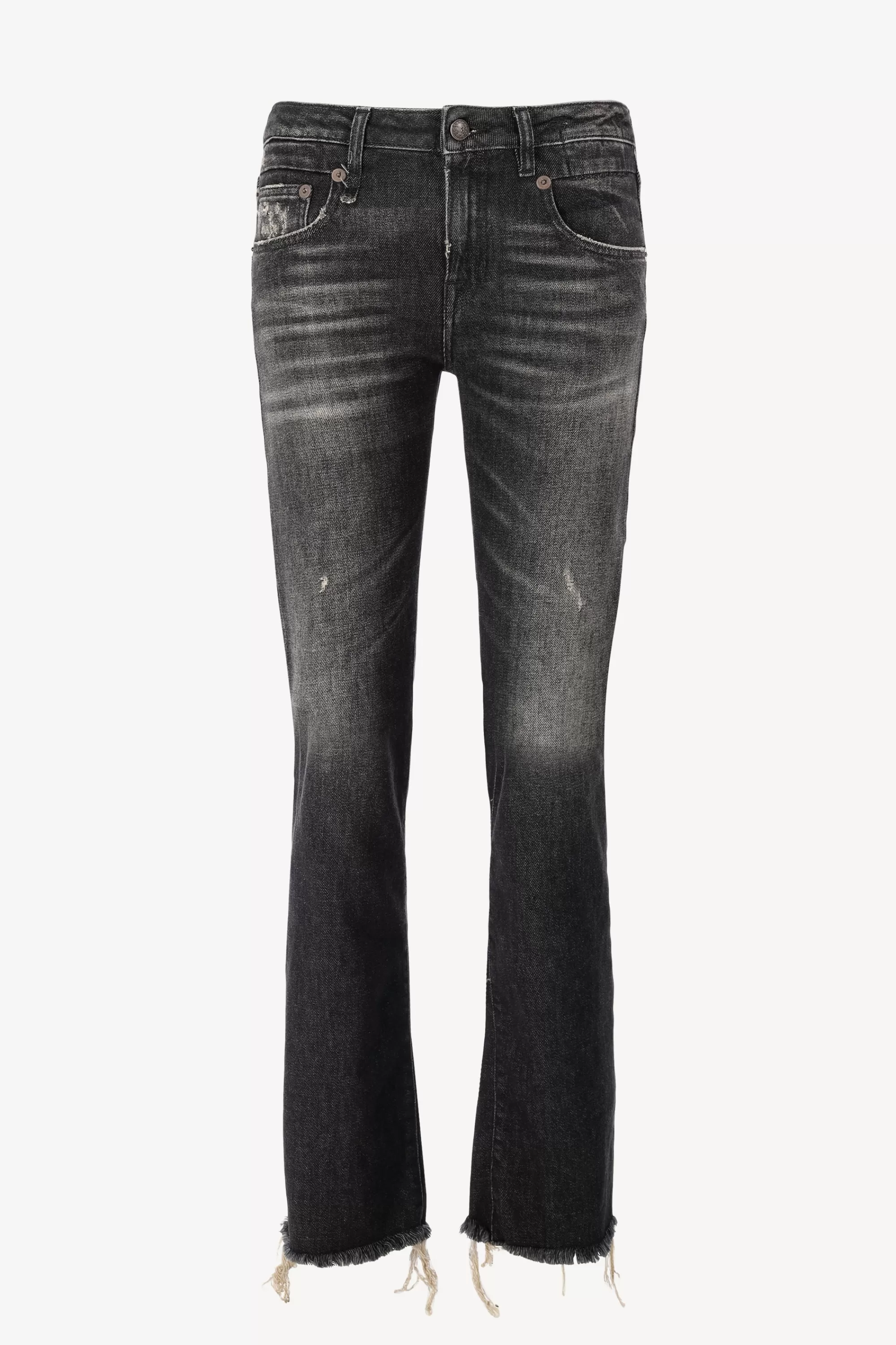 Frauen R13 Jeans Tobi Slim In Abbey Black