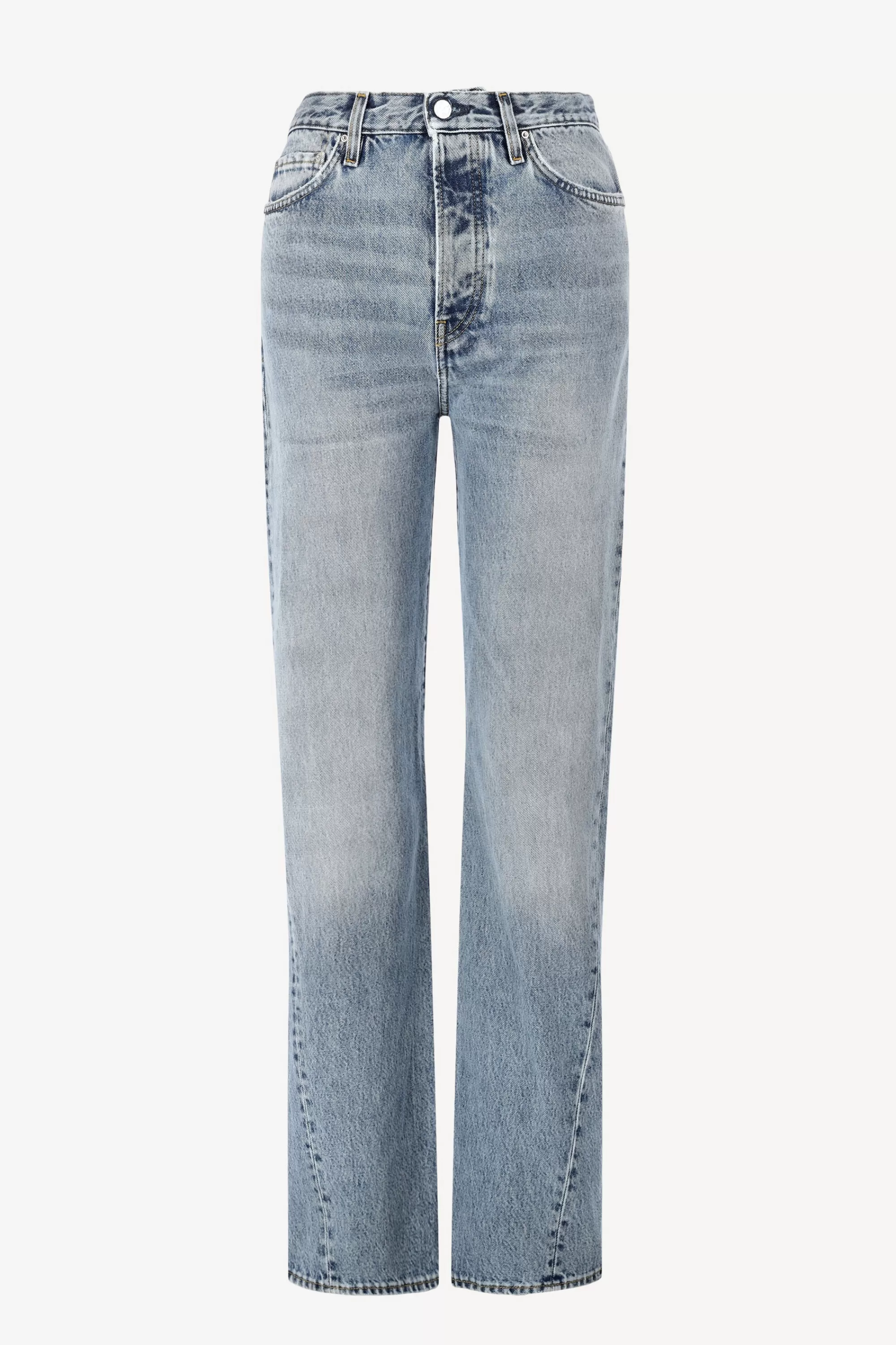 Frauen Toteme Jeans Twisted Seam In Worn Blue