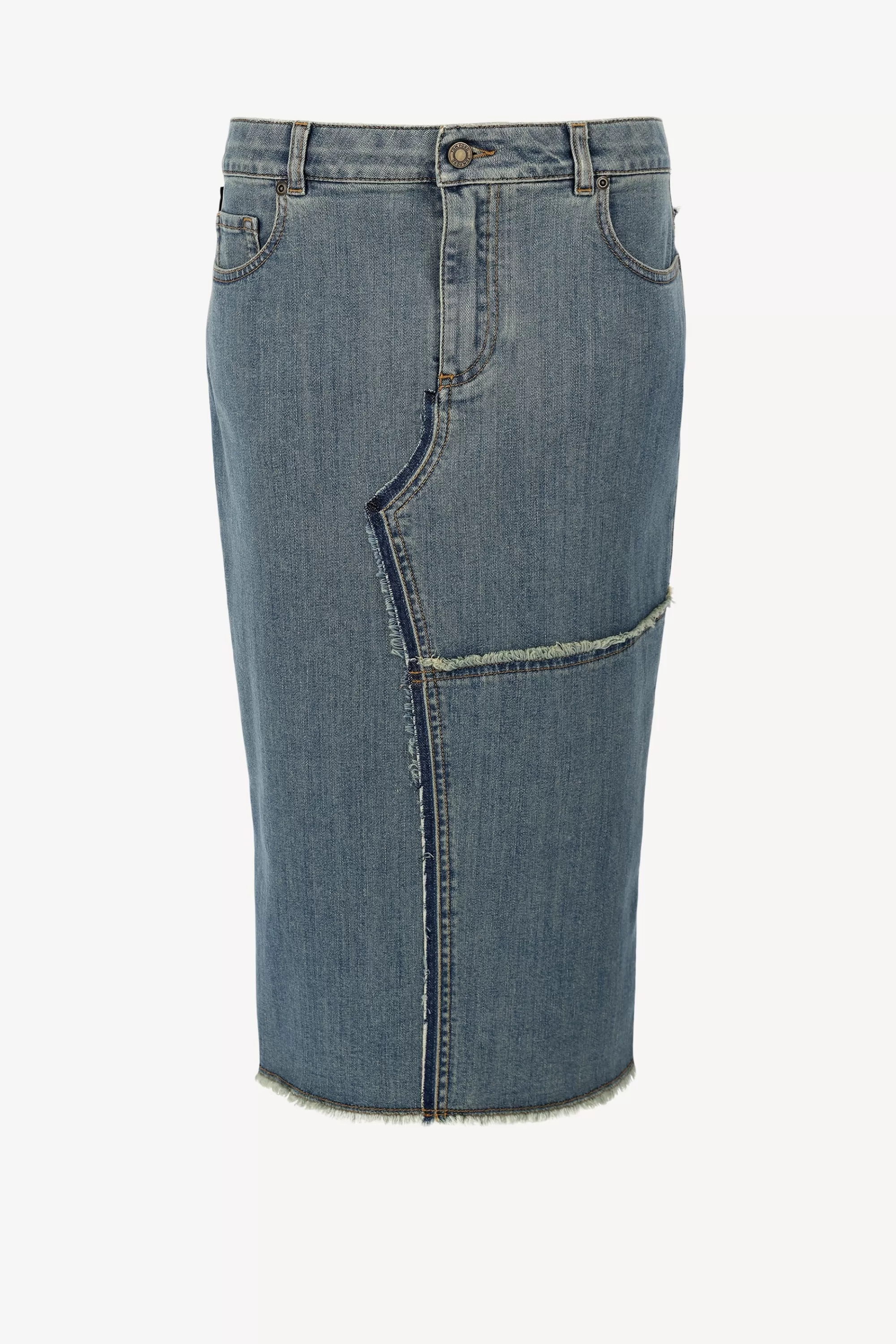 Frauen Tom Ford Jeansrock Midi In Hydrangea