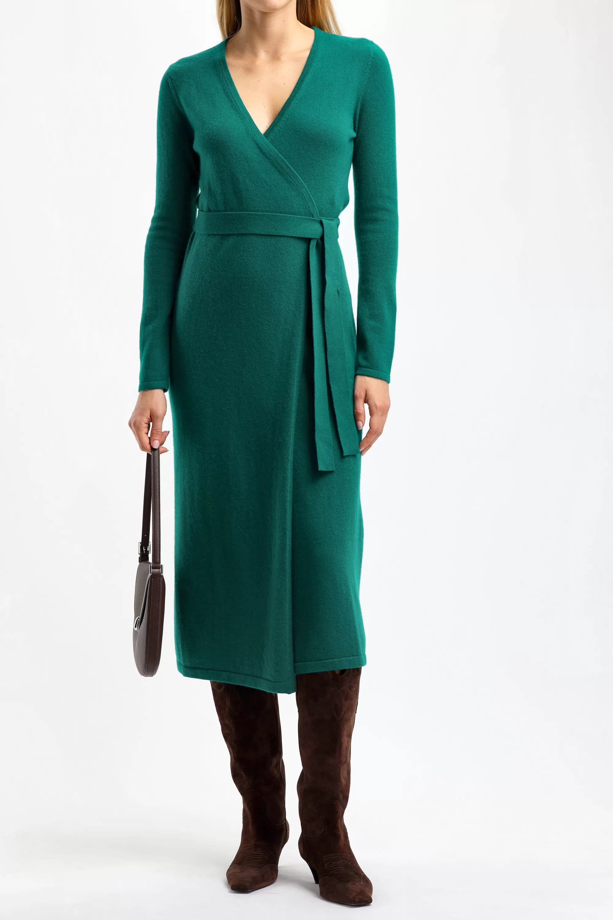 Frauen Diane von Furstenberg Kleid Astrid In Fall Green