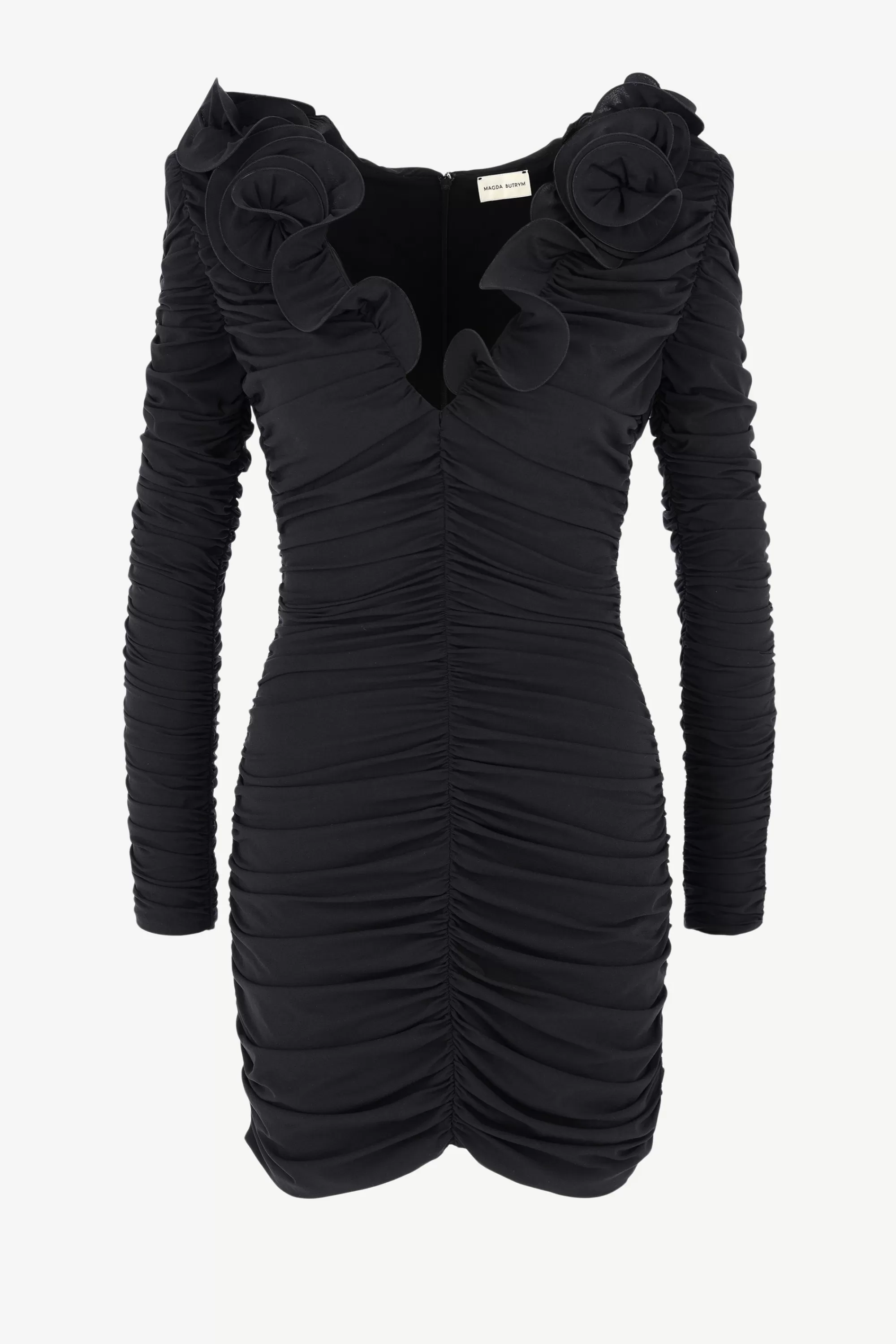 Frauen Magda Butrym Kleid Deep V In Schwarz