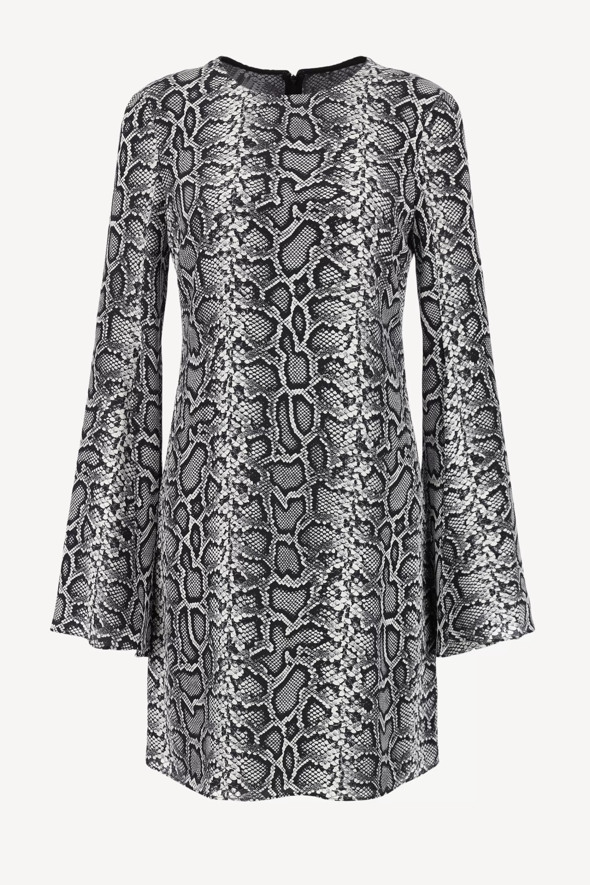 Frauen Michael Kors Collection Kleid Snake Cape In Schwarz/Weis