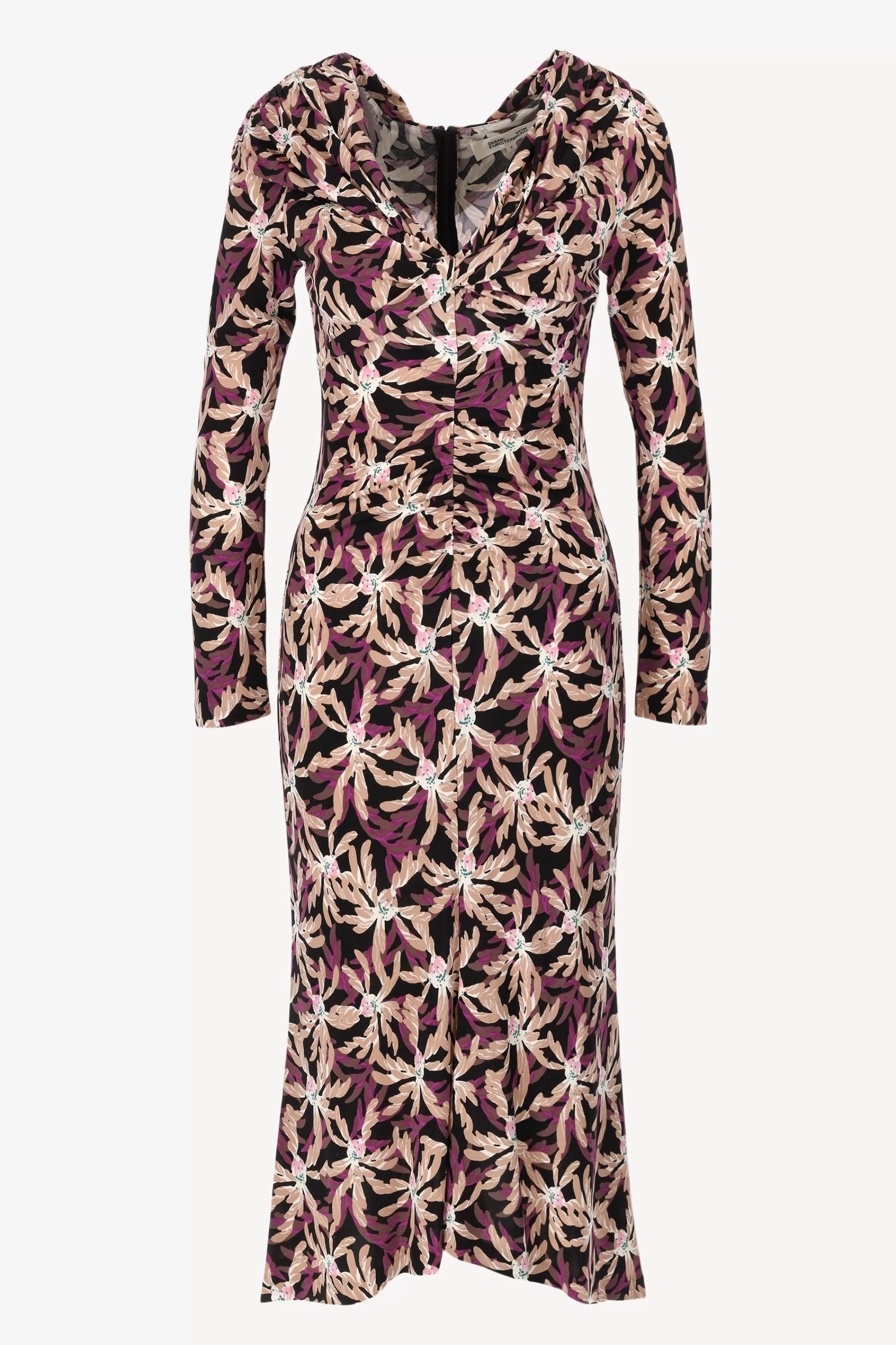 Frauen Diane von Furstenberg Kleid Sylviana In Fall Leaves