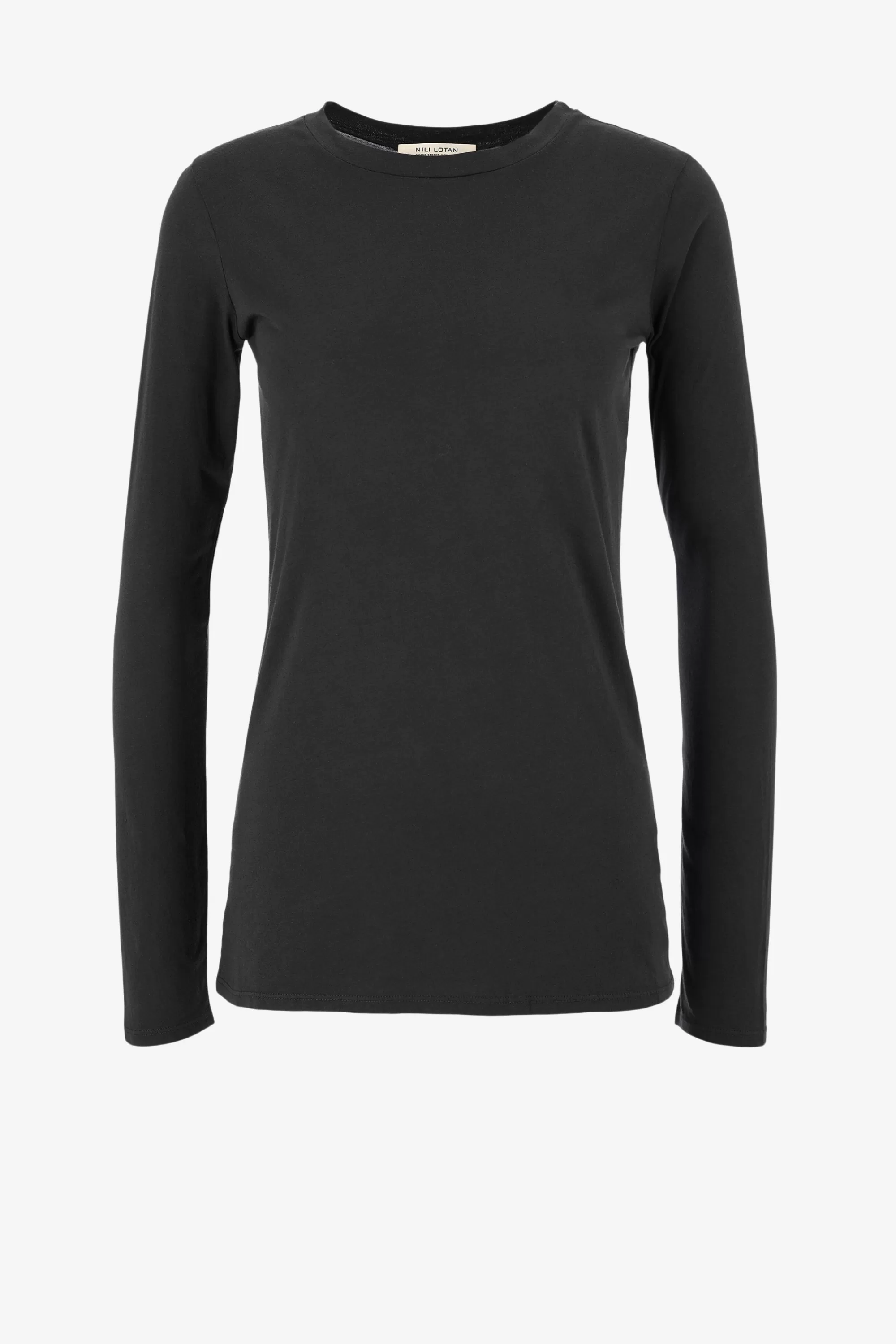 Frauen Nili Lotan Longsleeve In Washed Black