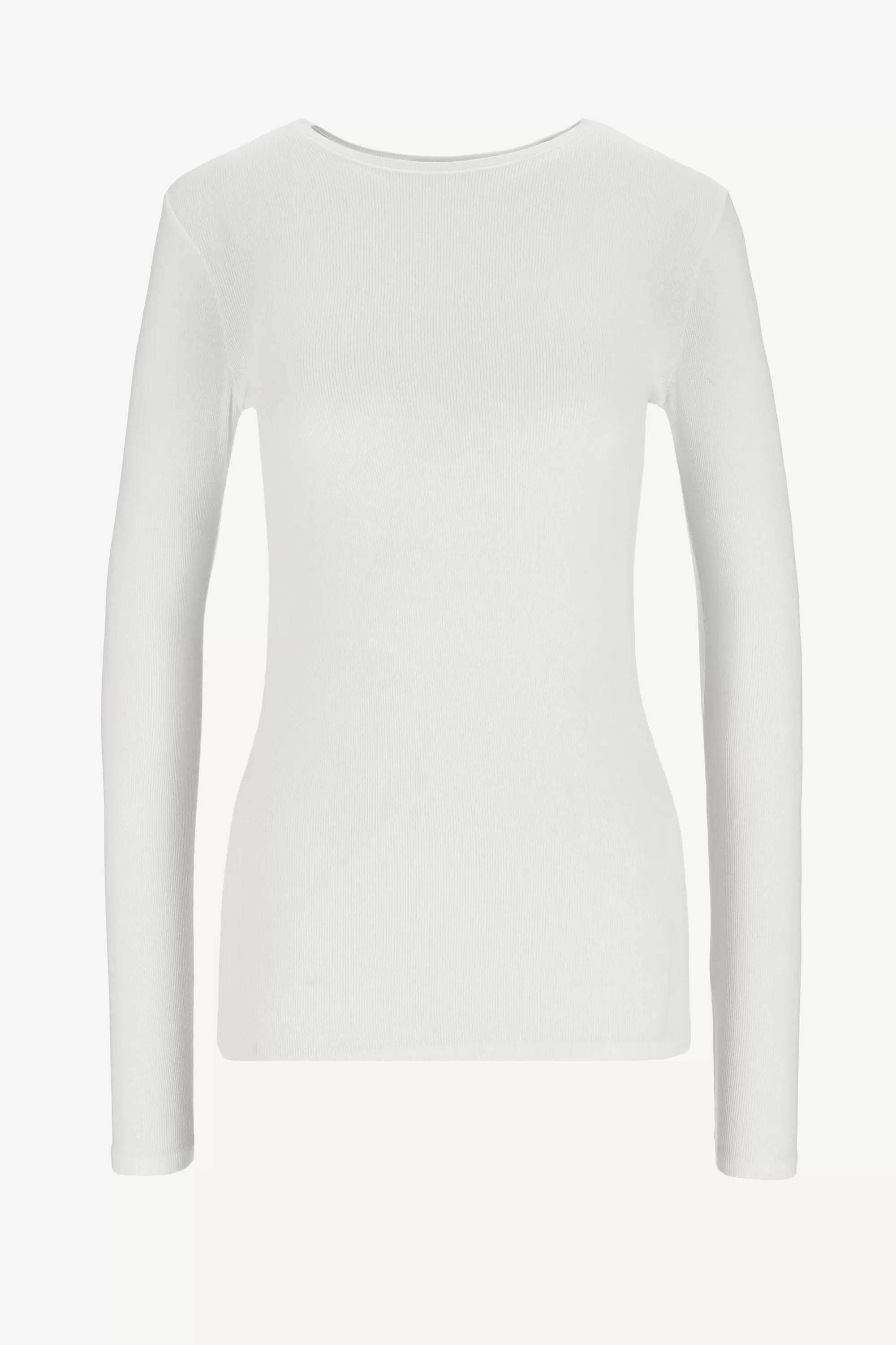 Frauen Anthony Thomas Melillo Longsleeve Modal Rib In Weis