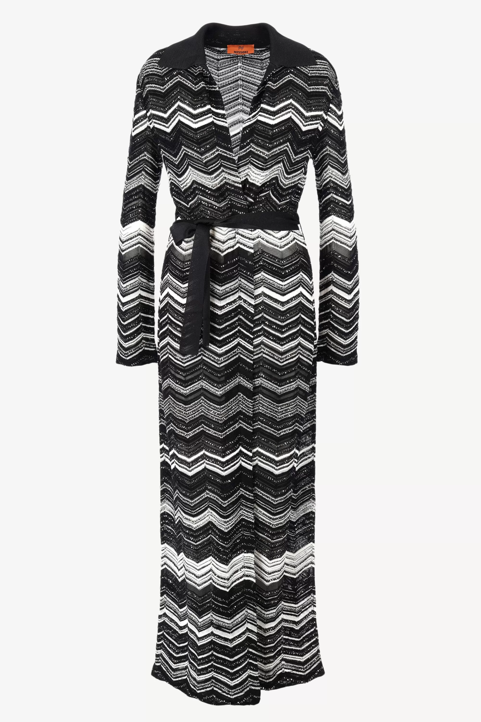 Frauen Missoni Maxicardigan In Schwarz/Weis