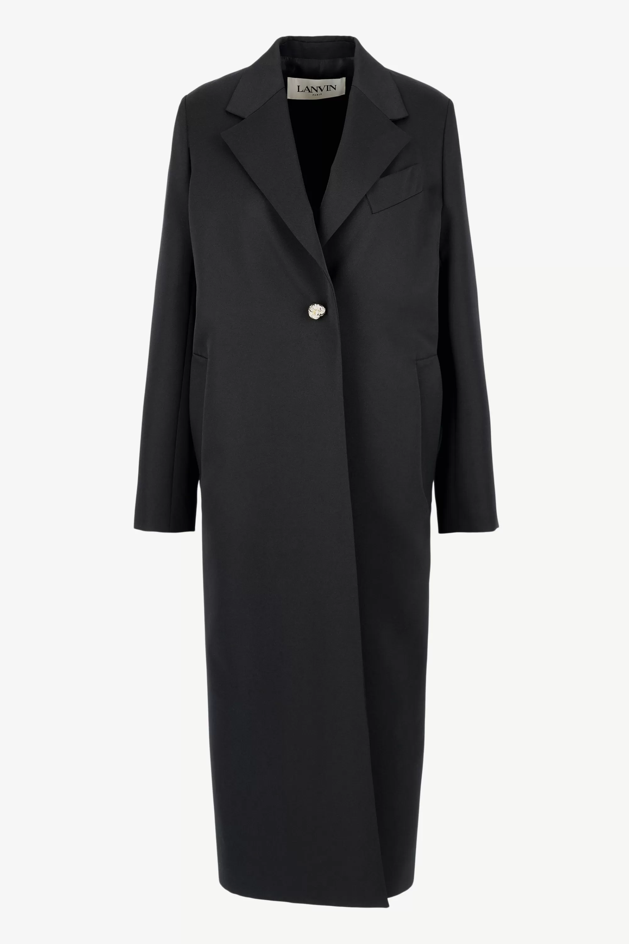 Frauen Lanvin Mäntel Single Long In Schwarz