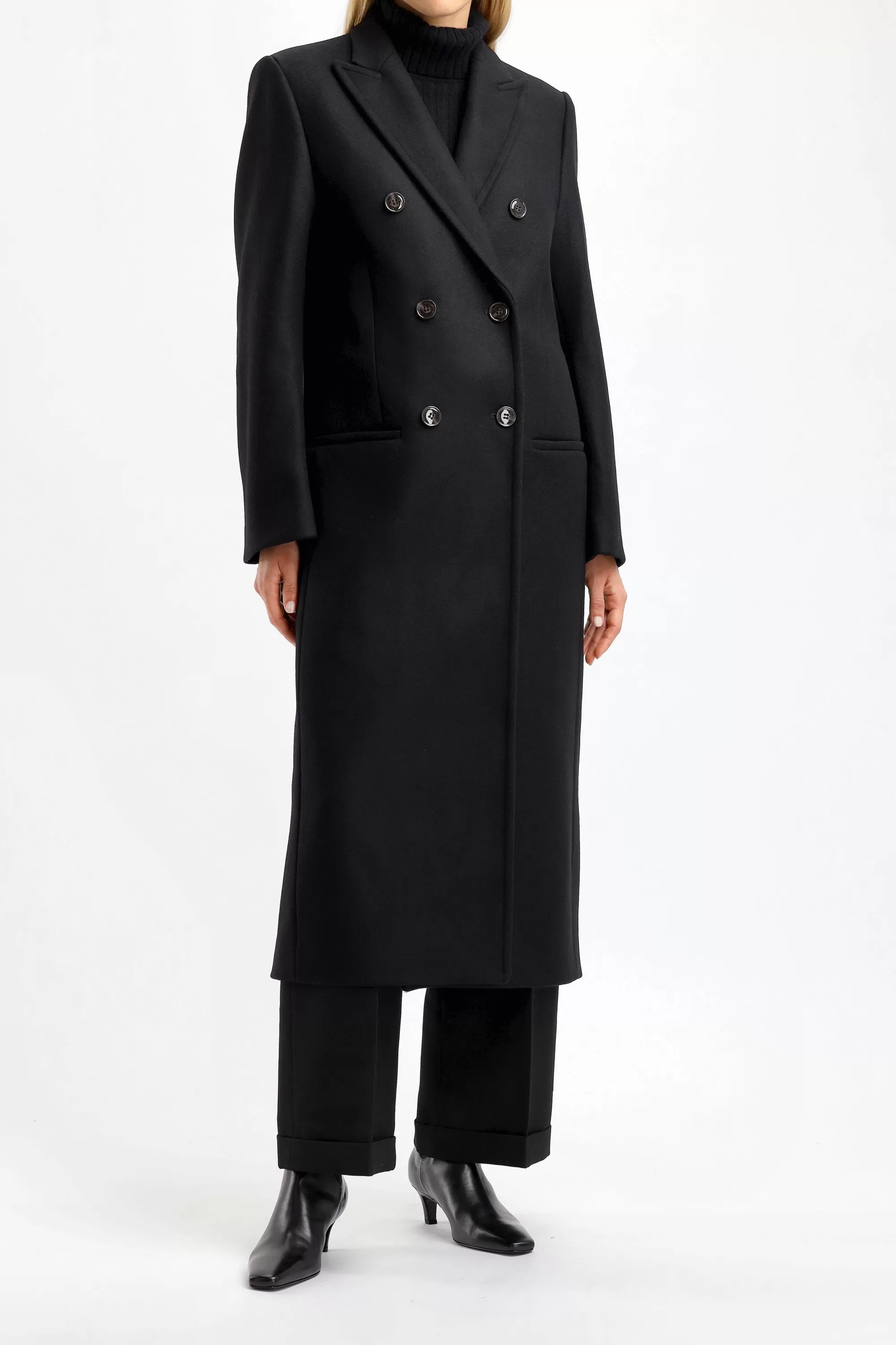 Frauen Toteme Mäntel Tailored In Schwarz