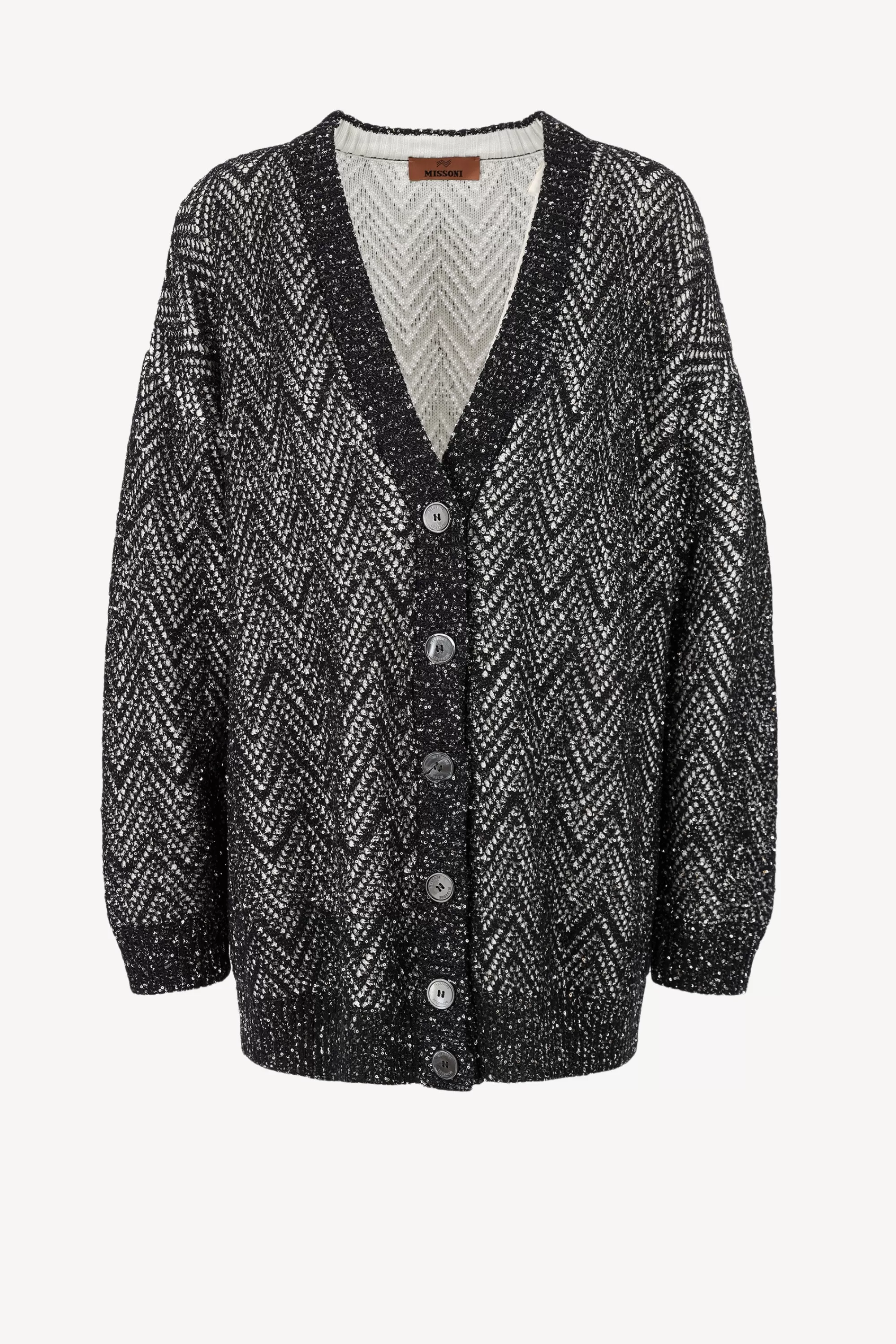 Frauen Missoni Oversized Cardigan In Silber