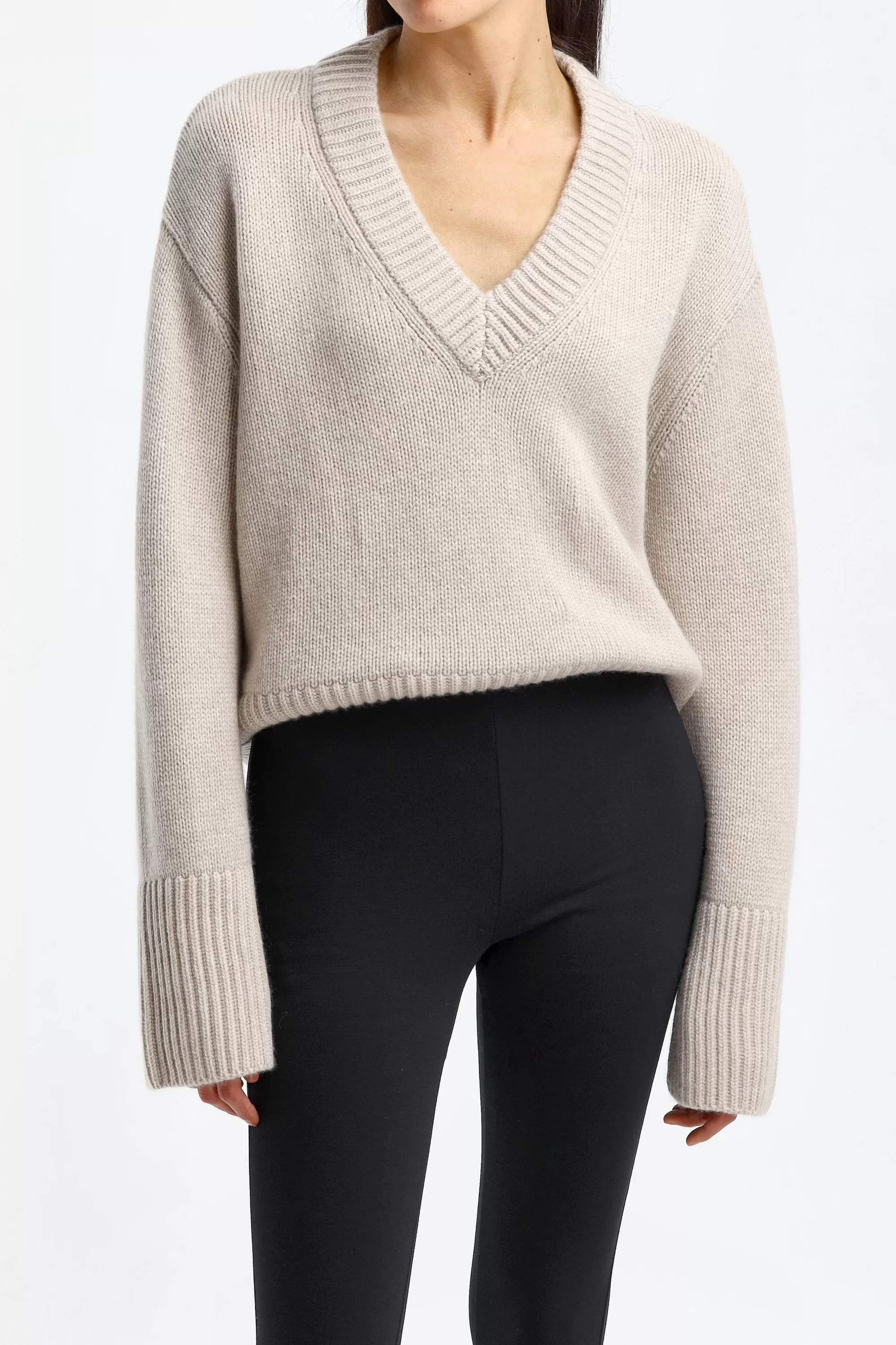 Frauen Lisa Yang Pullover Aletta In Sand