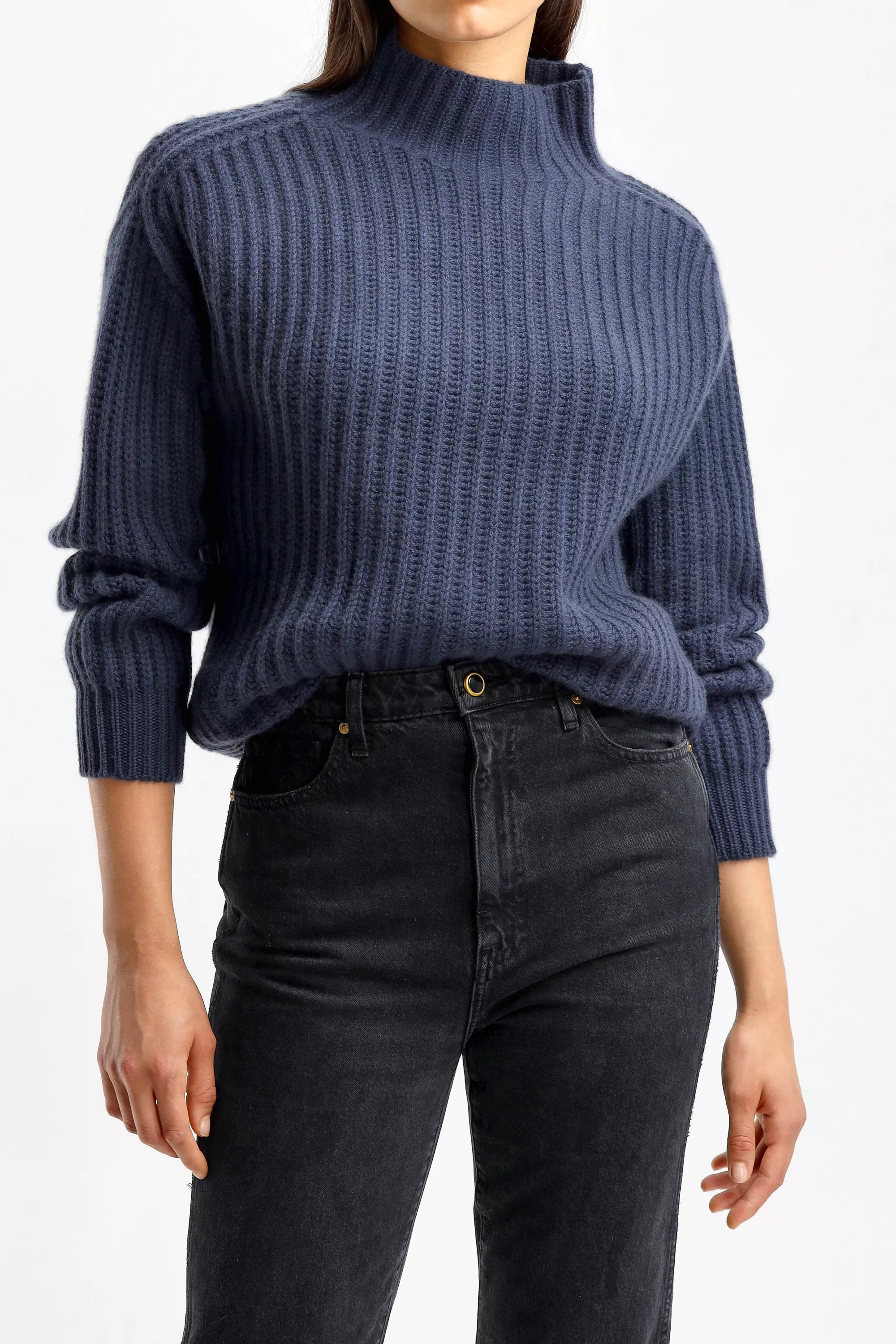 Frauen Stephan Boya Pullover Boya-Moro In Marine Ash