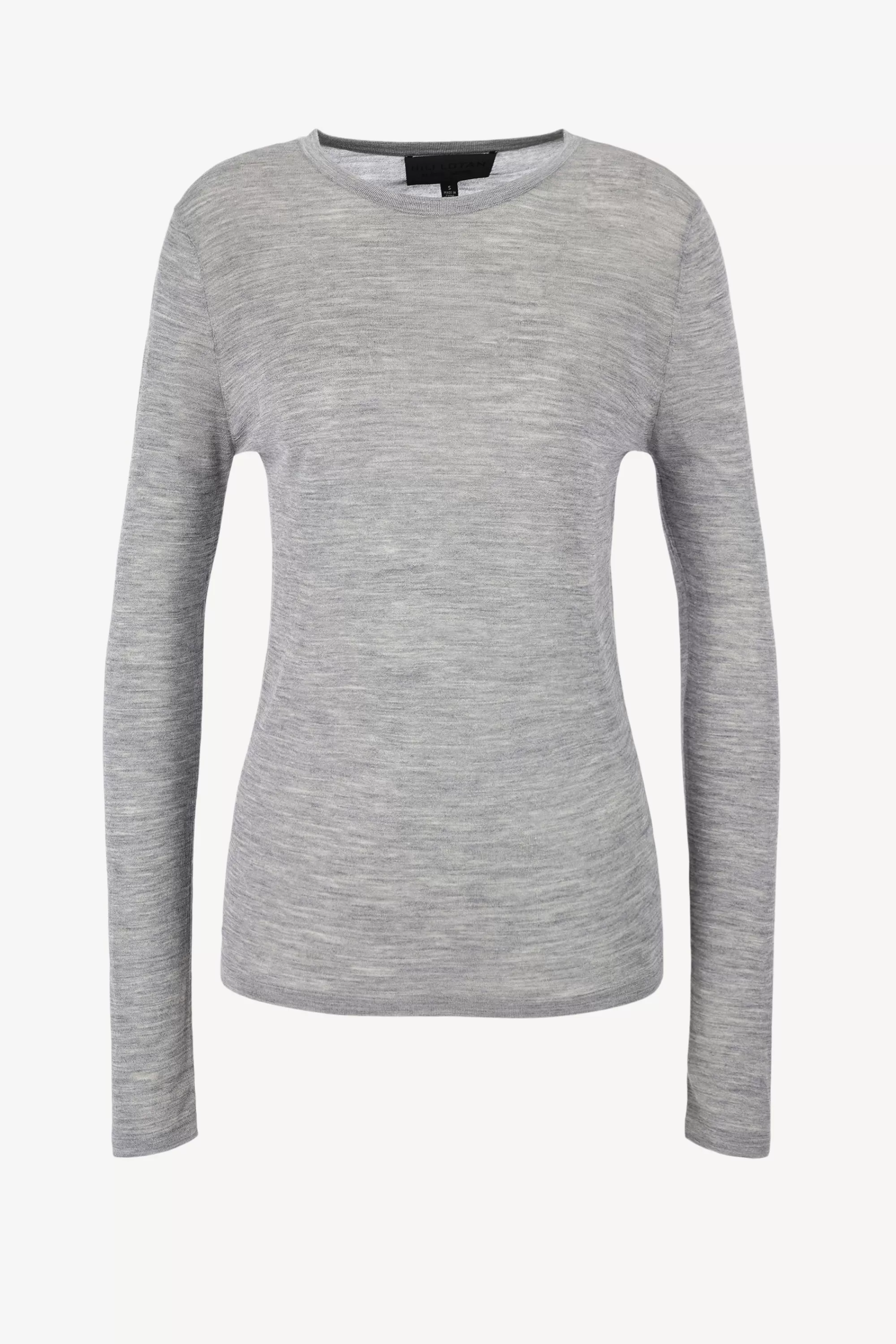 Frauen Nili Lotan Pullover Candice In Grey Melange