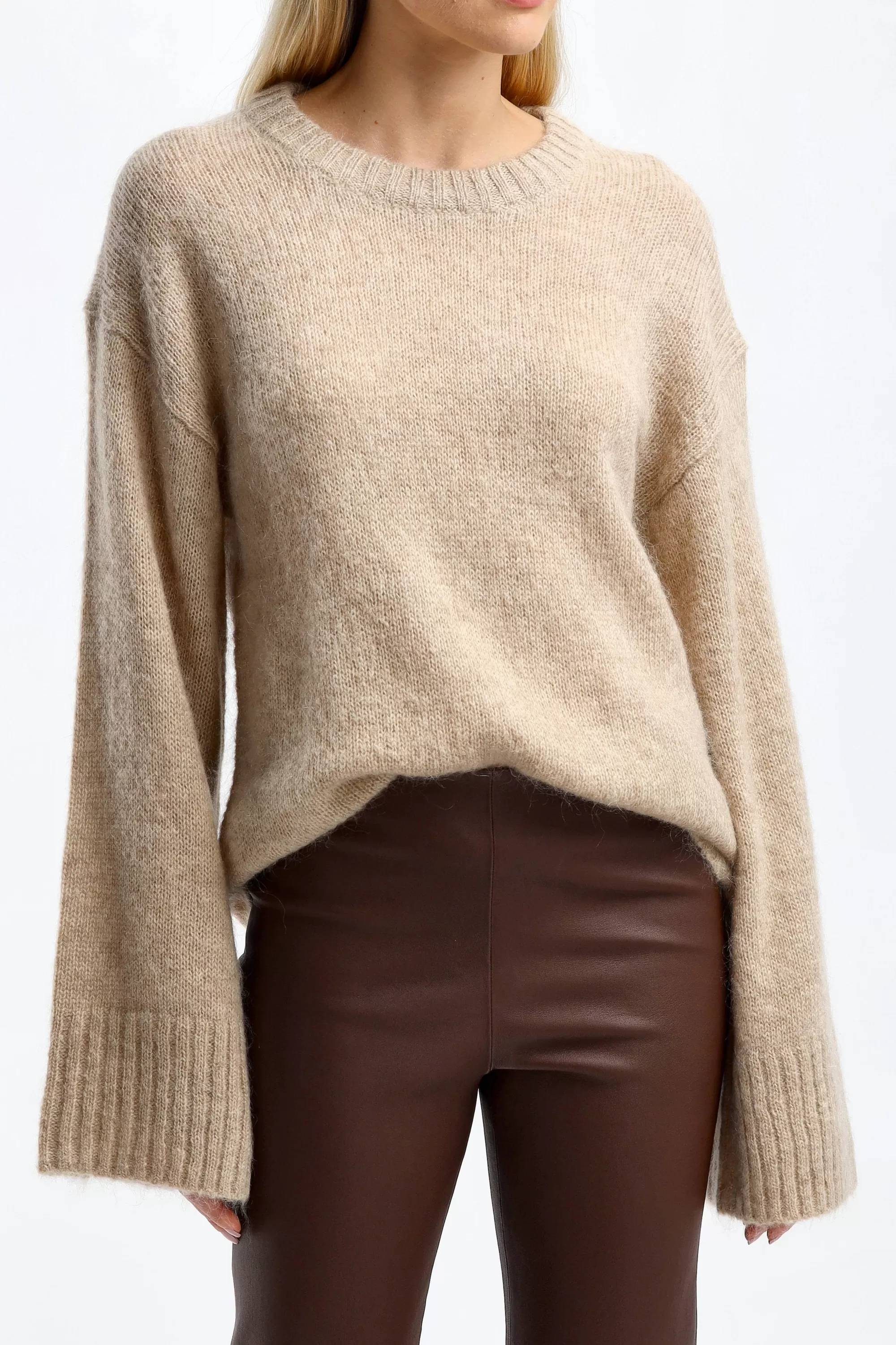 Frauen by Malene Birger Pullover Cierra In Beige