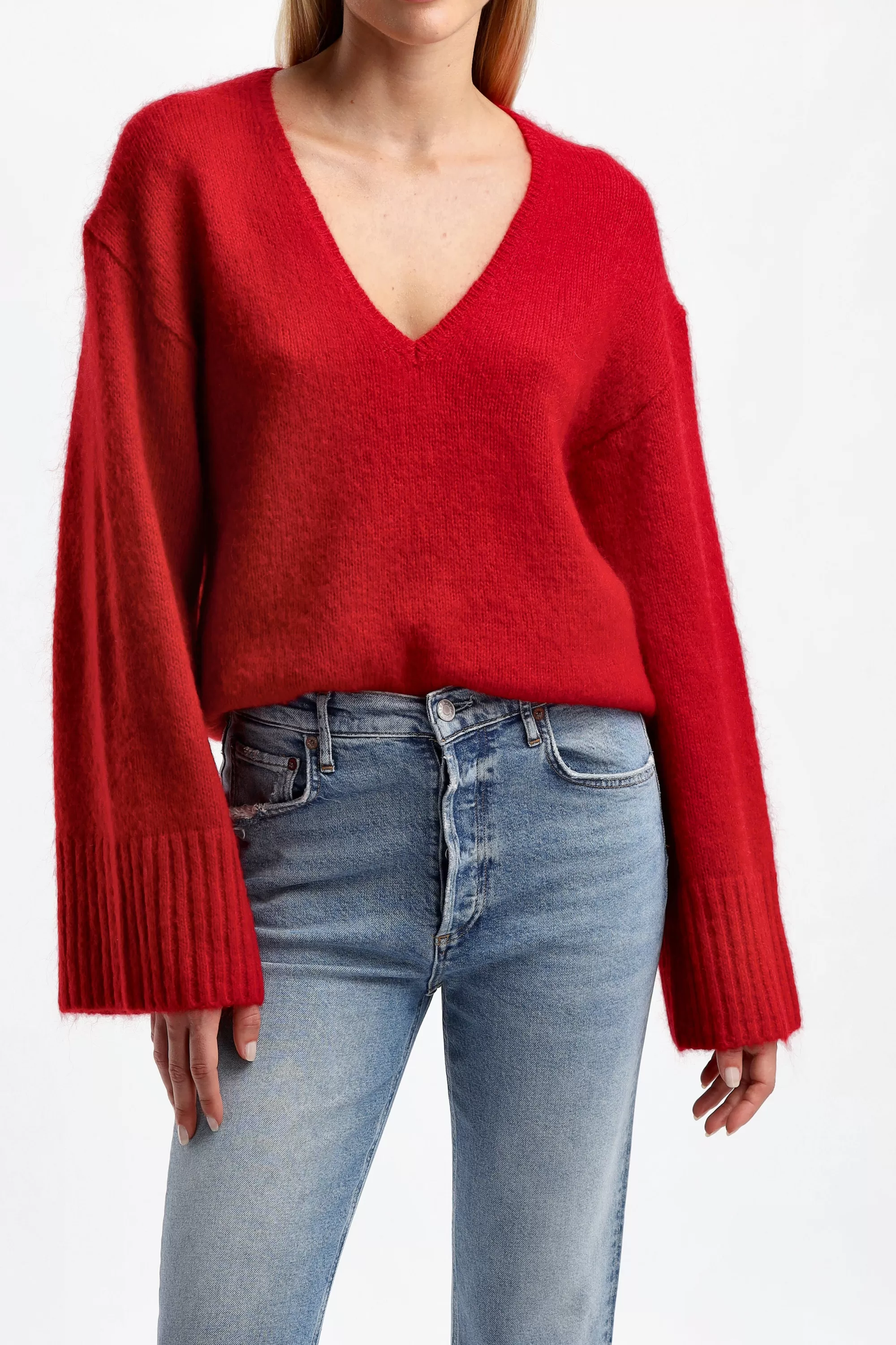 Frauen by Malene Birger Pullover Cimone In Rot