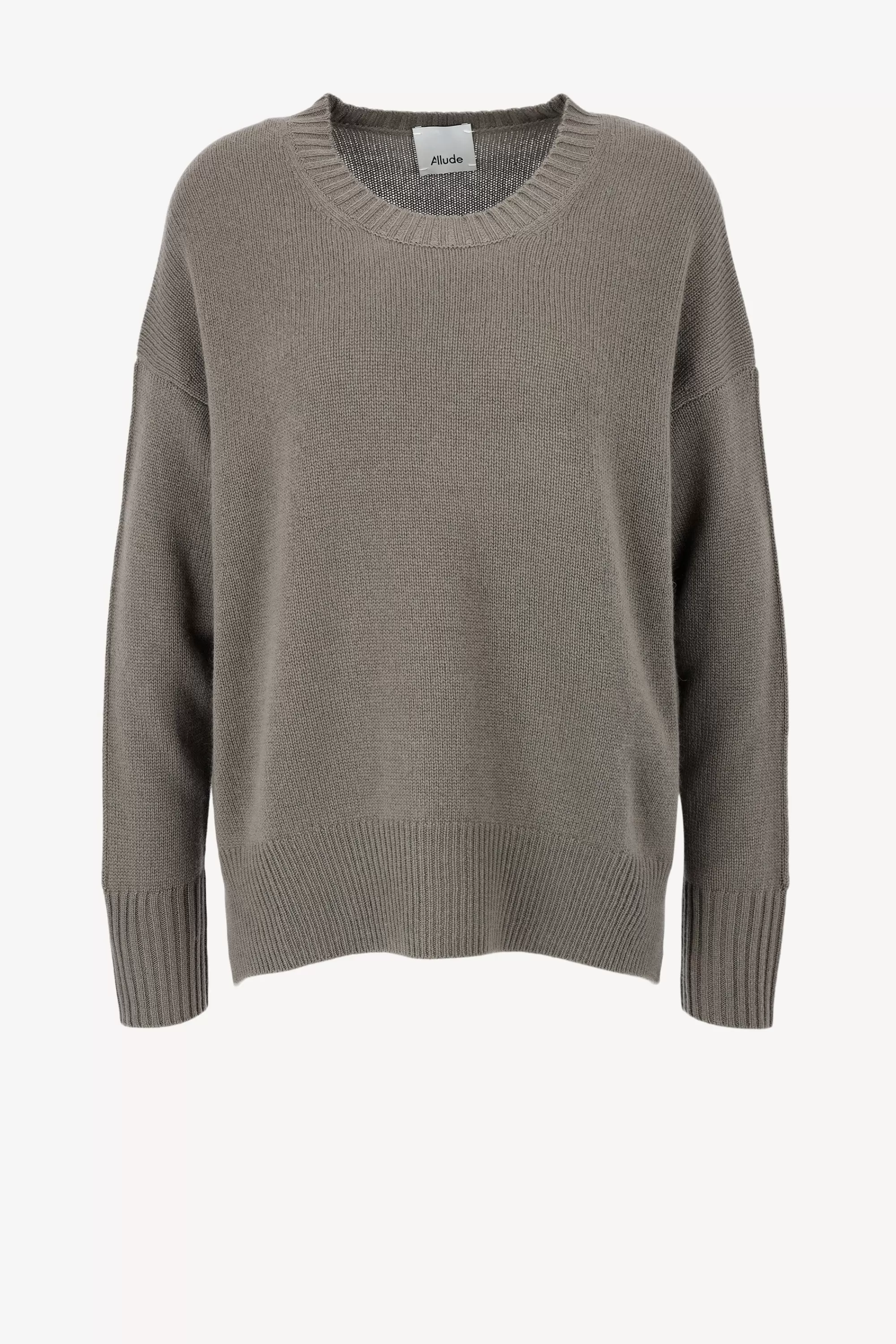 Frauen Allude Pullover Crew Neck In Taupe