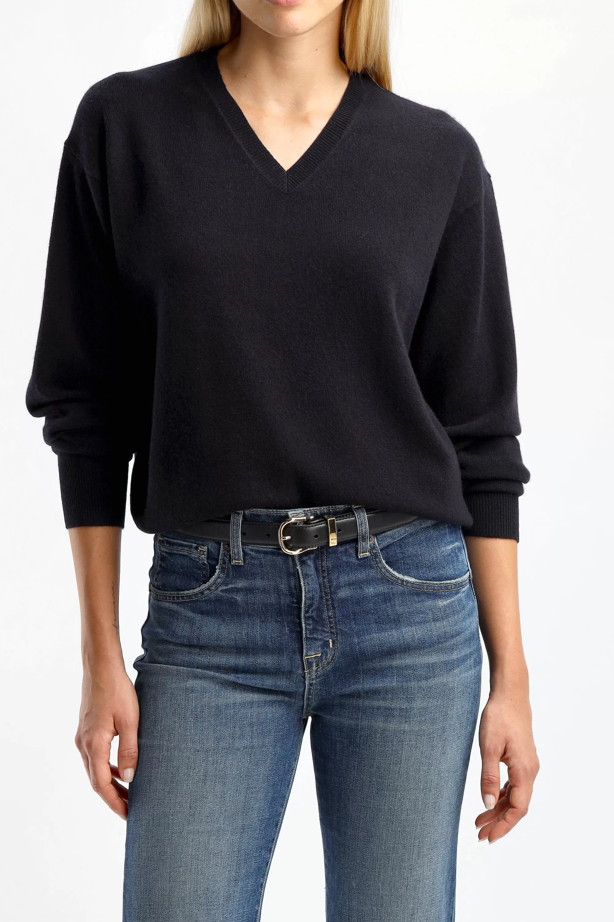 Frauen Nili Lotan Pullover Edith In Dark Navy