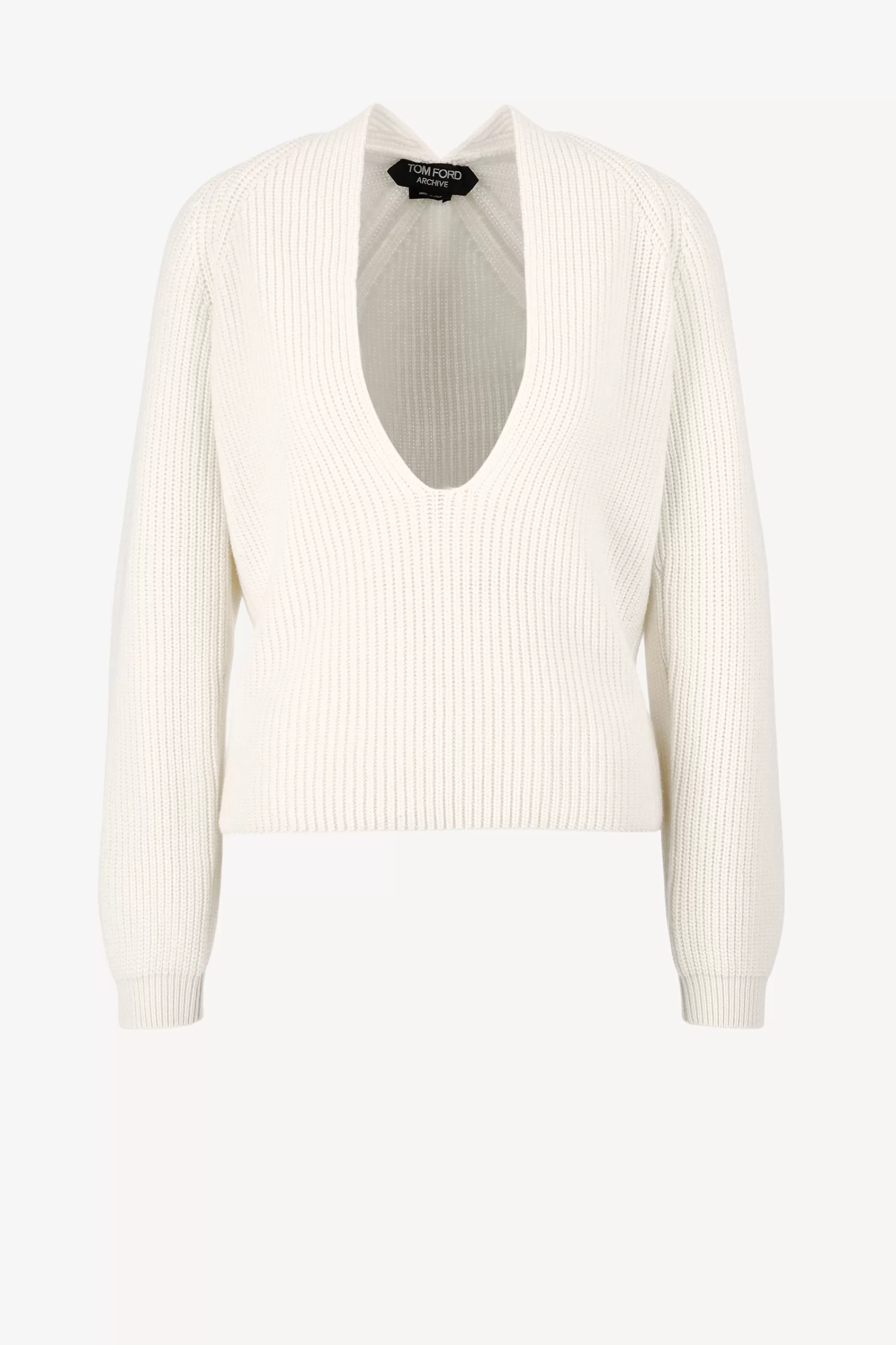 Frauen Tom Ford Pullover Fisherman In Chalk