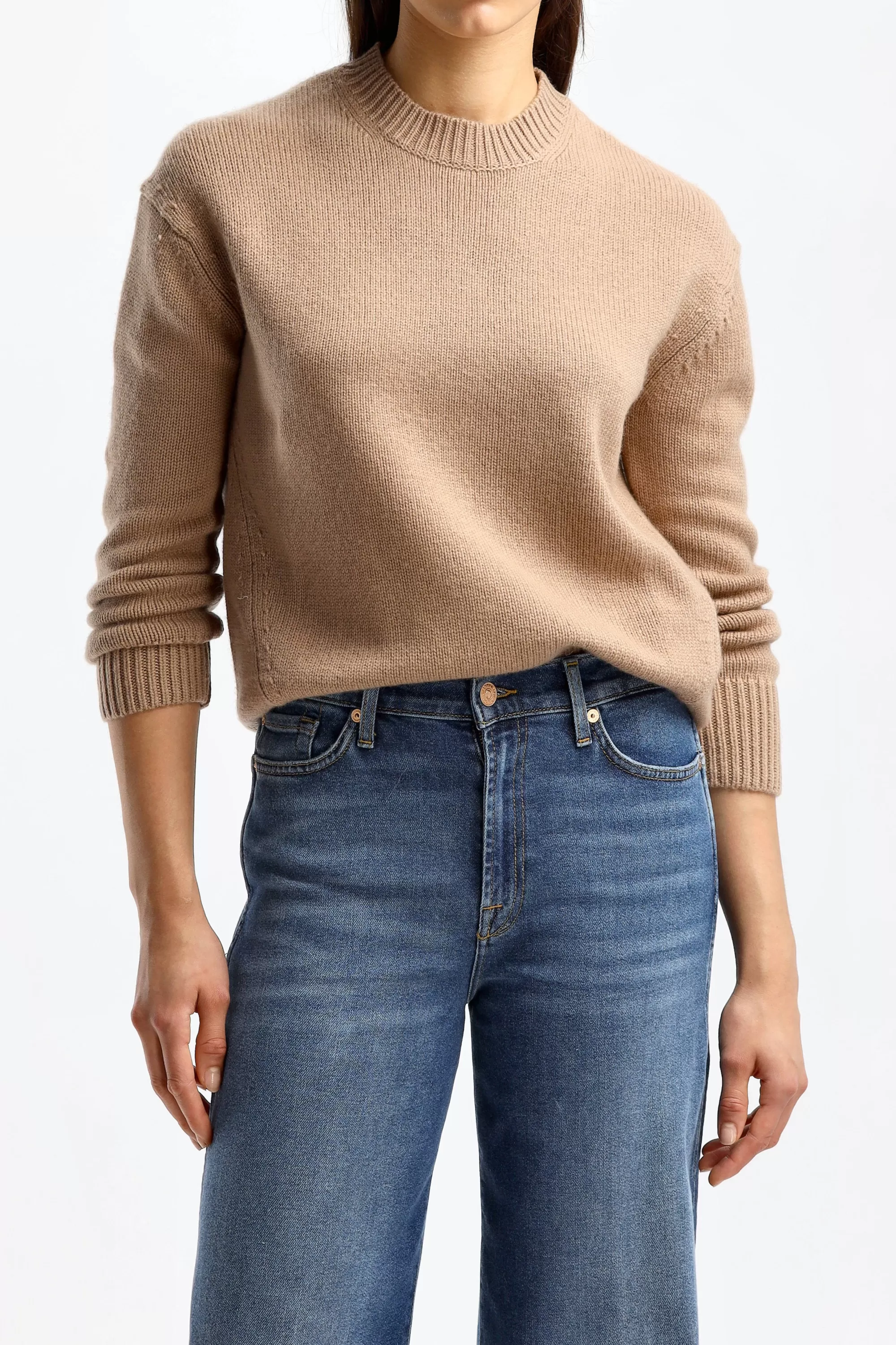 Frauen S Max Mara Pullover Irlanda In Kamel