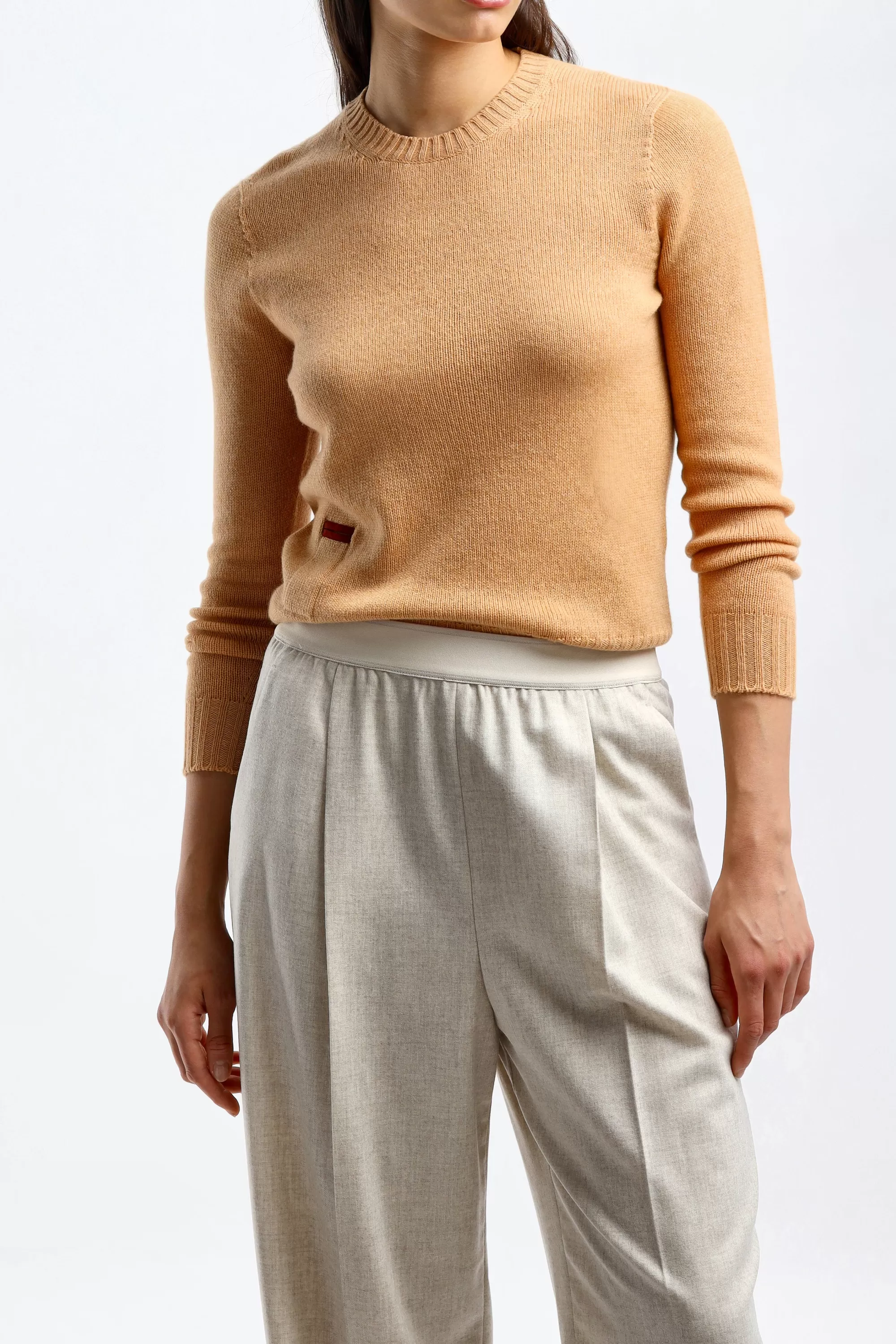 Frauen Agnona Pullover Mit Rundhals In Ambra