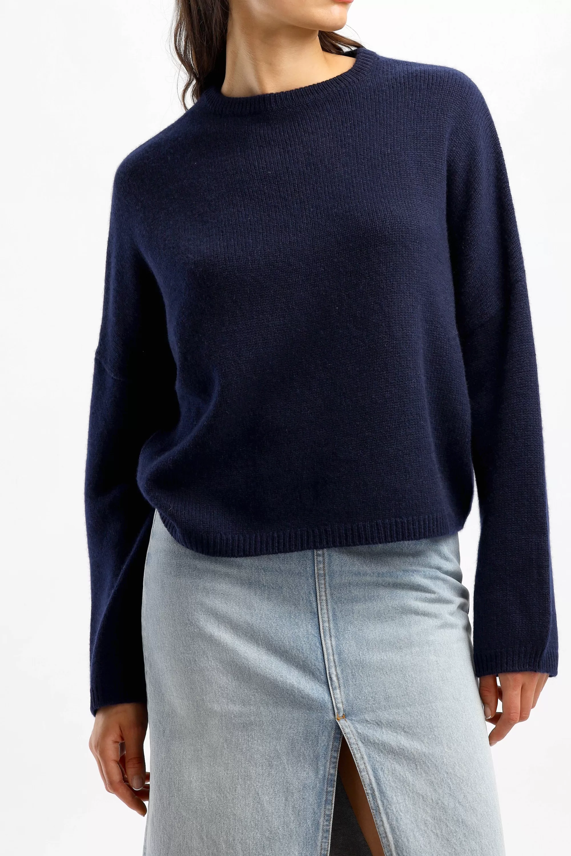 Frauen Van Kukil Pullover Oaklynn In Dark Sapphire