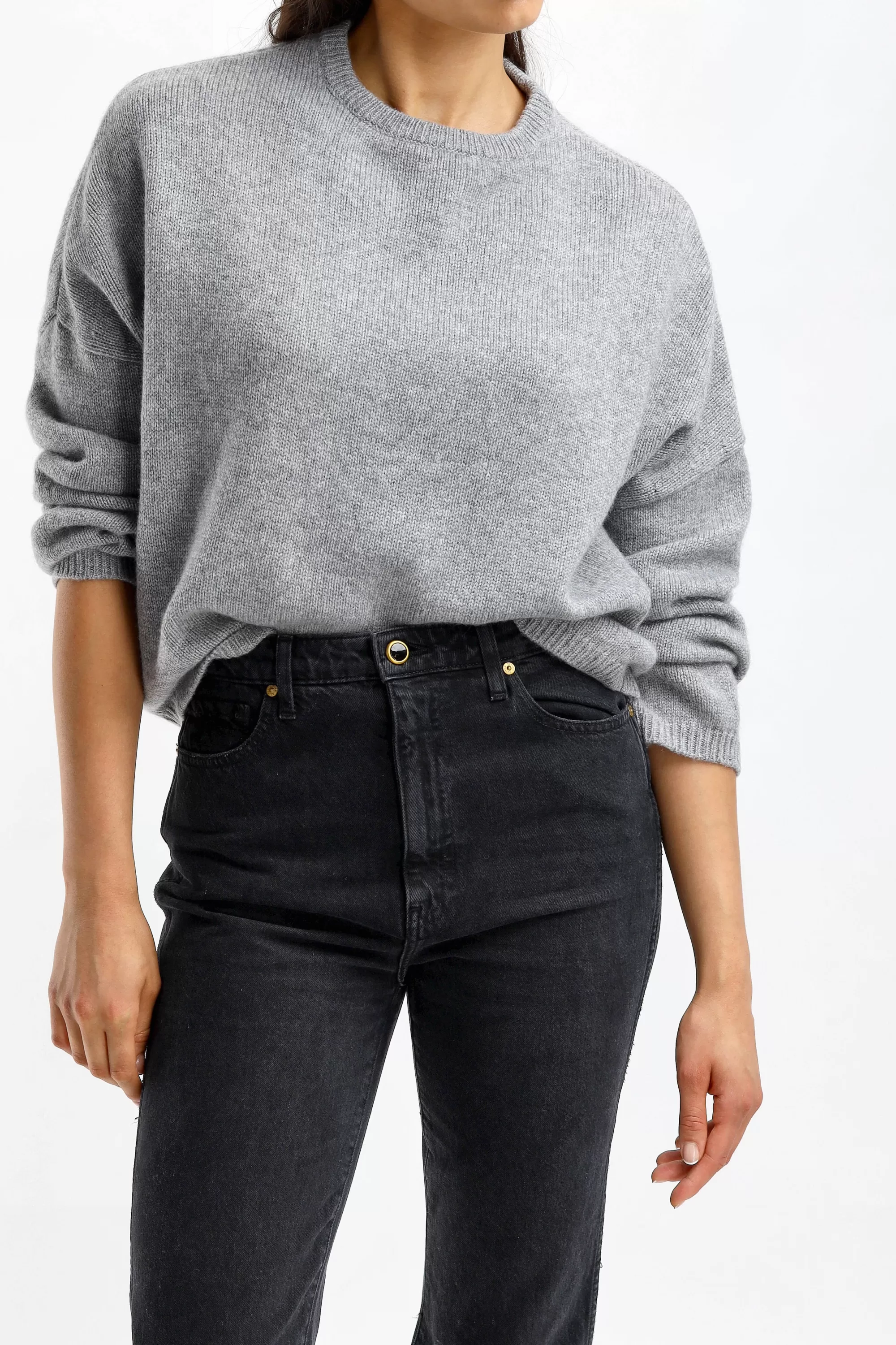 Frauen Van Kukil Pullover Oaklynn In Derby Grey