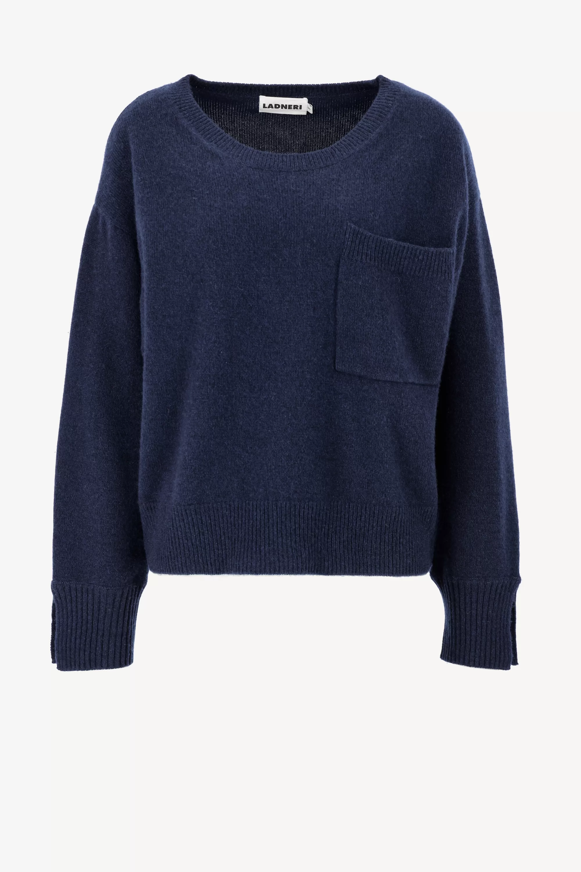 Frauen Ladneri Pullover Pocket In Navy