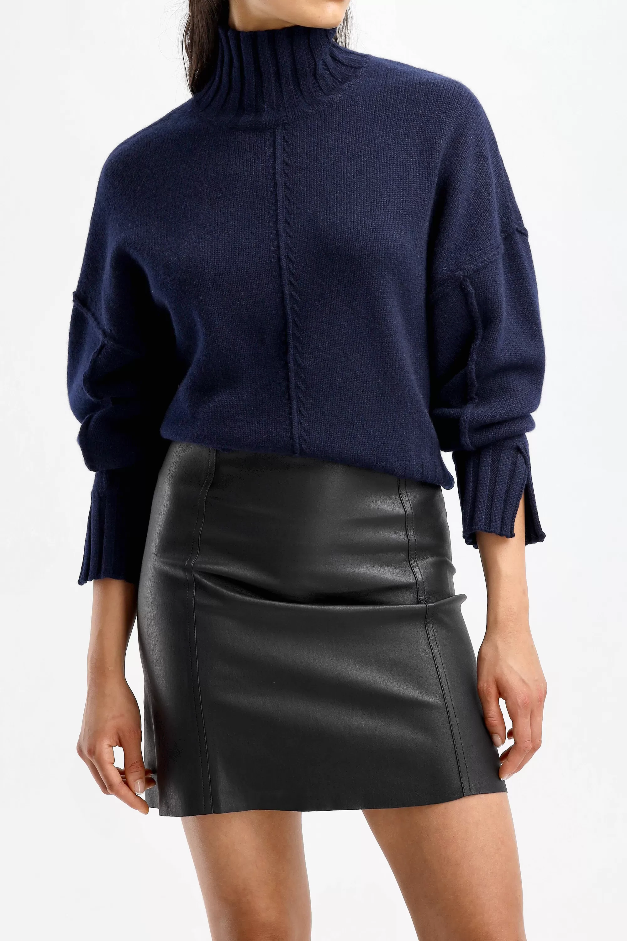 Frauen Van Kukil Pullover Reese In Dark Sapphire