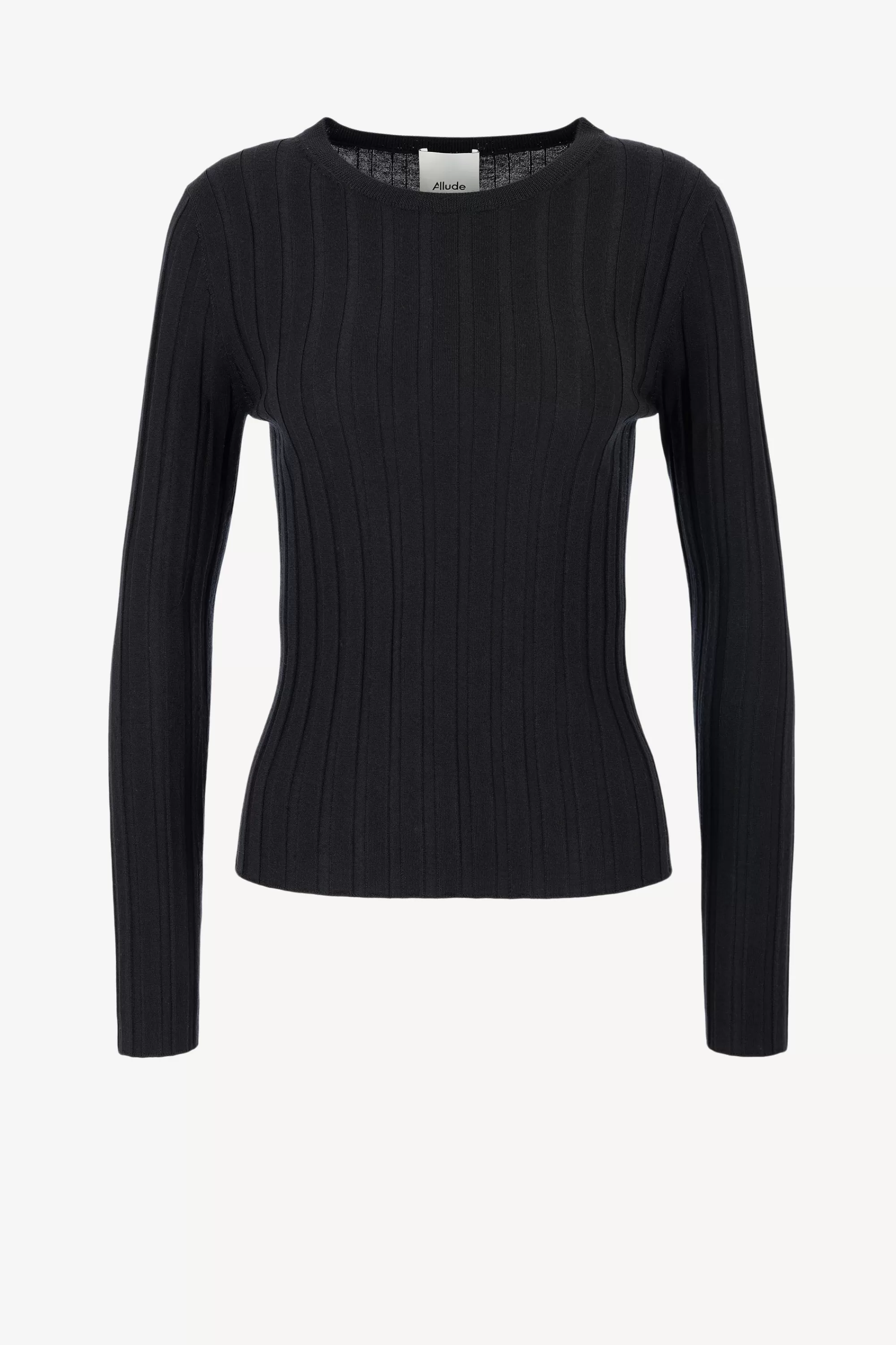 Frauen Allude Pullover Ripped In Schwarz