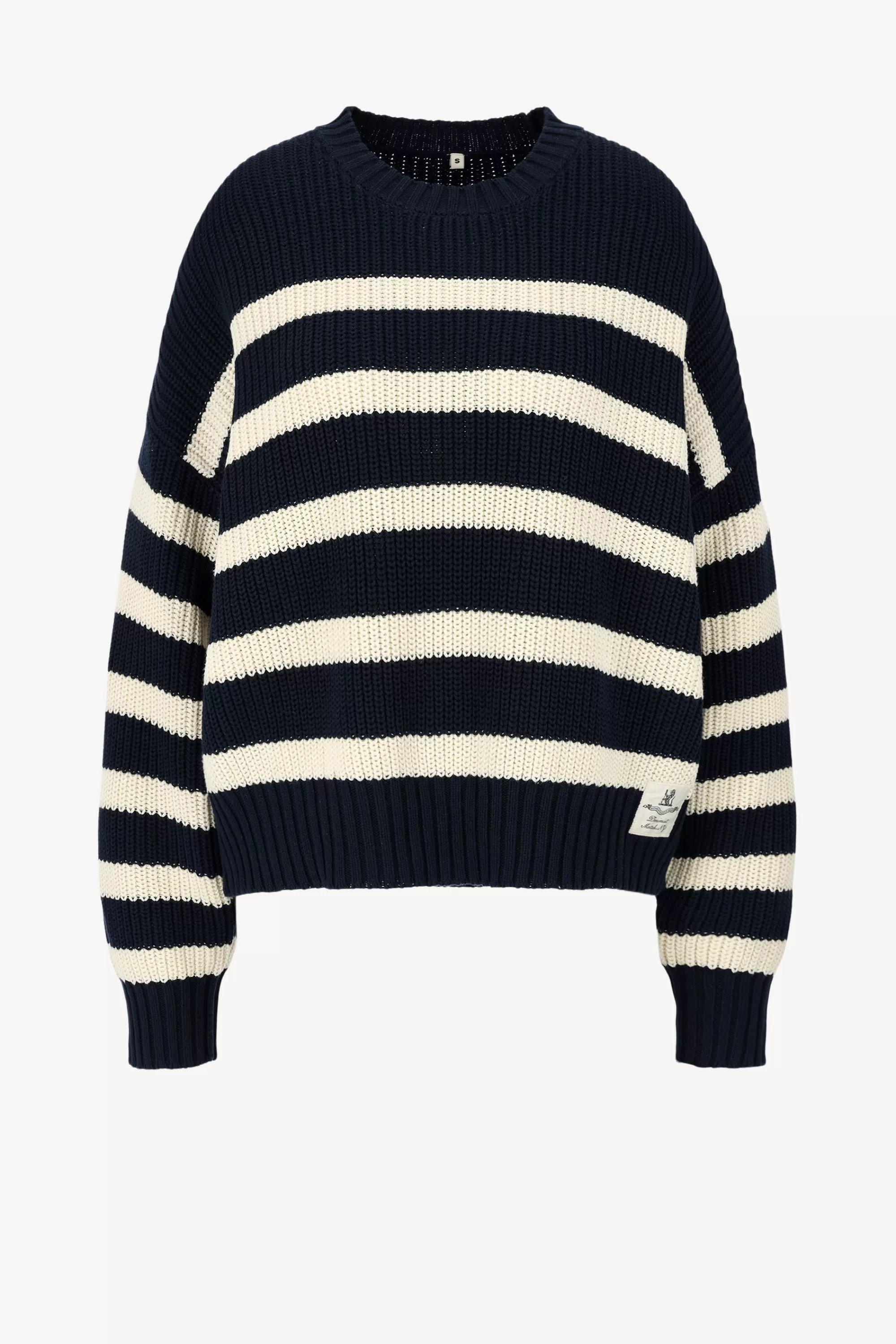 Frauen Denimist Pullover Sailor In Navy/Cream