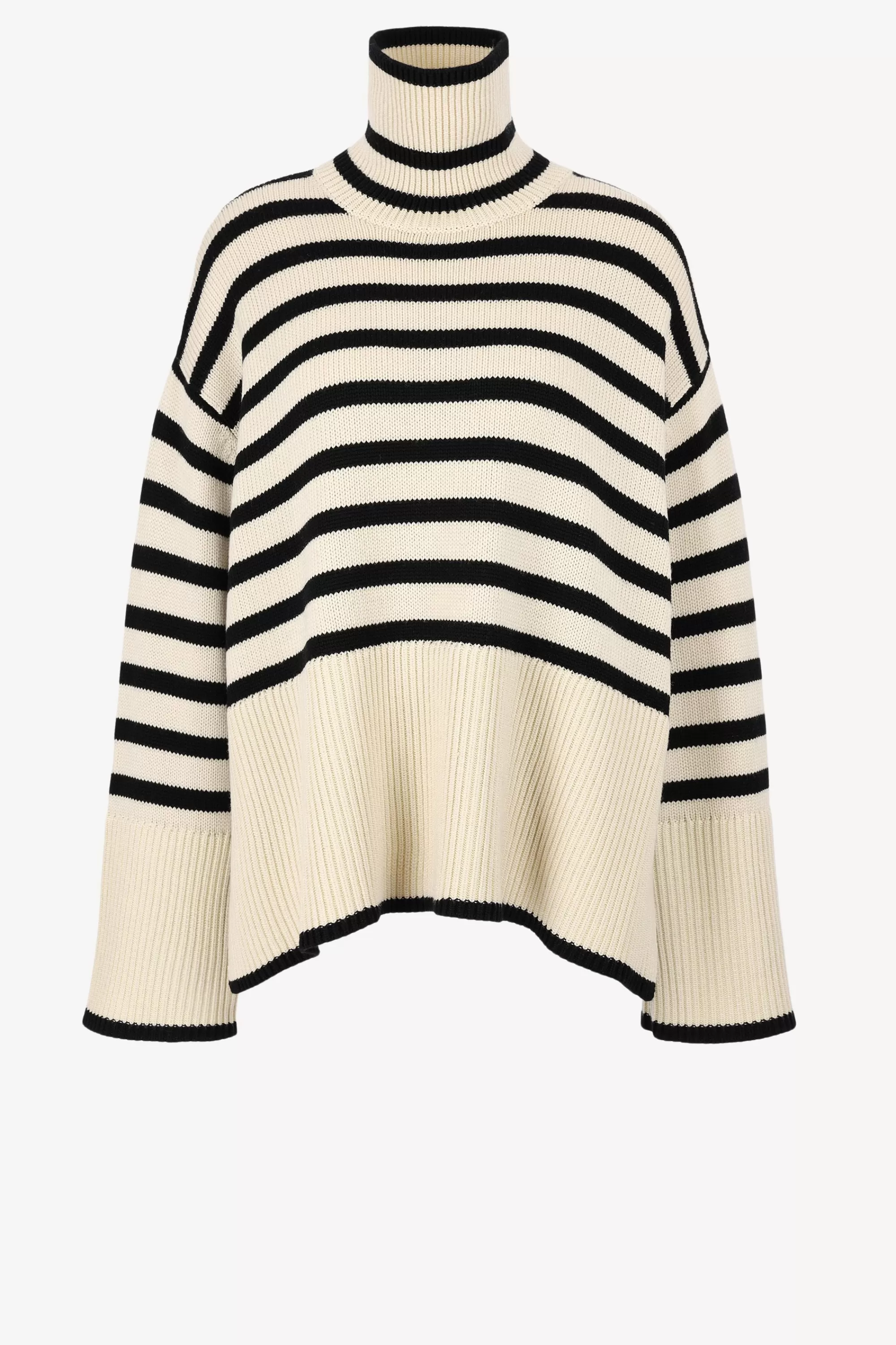 Frauen Toteme Pullover Signature Stripe In Light Sand