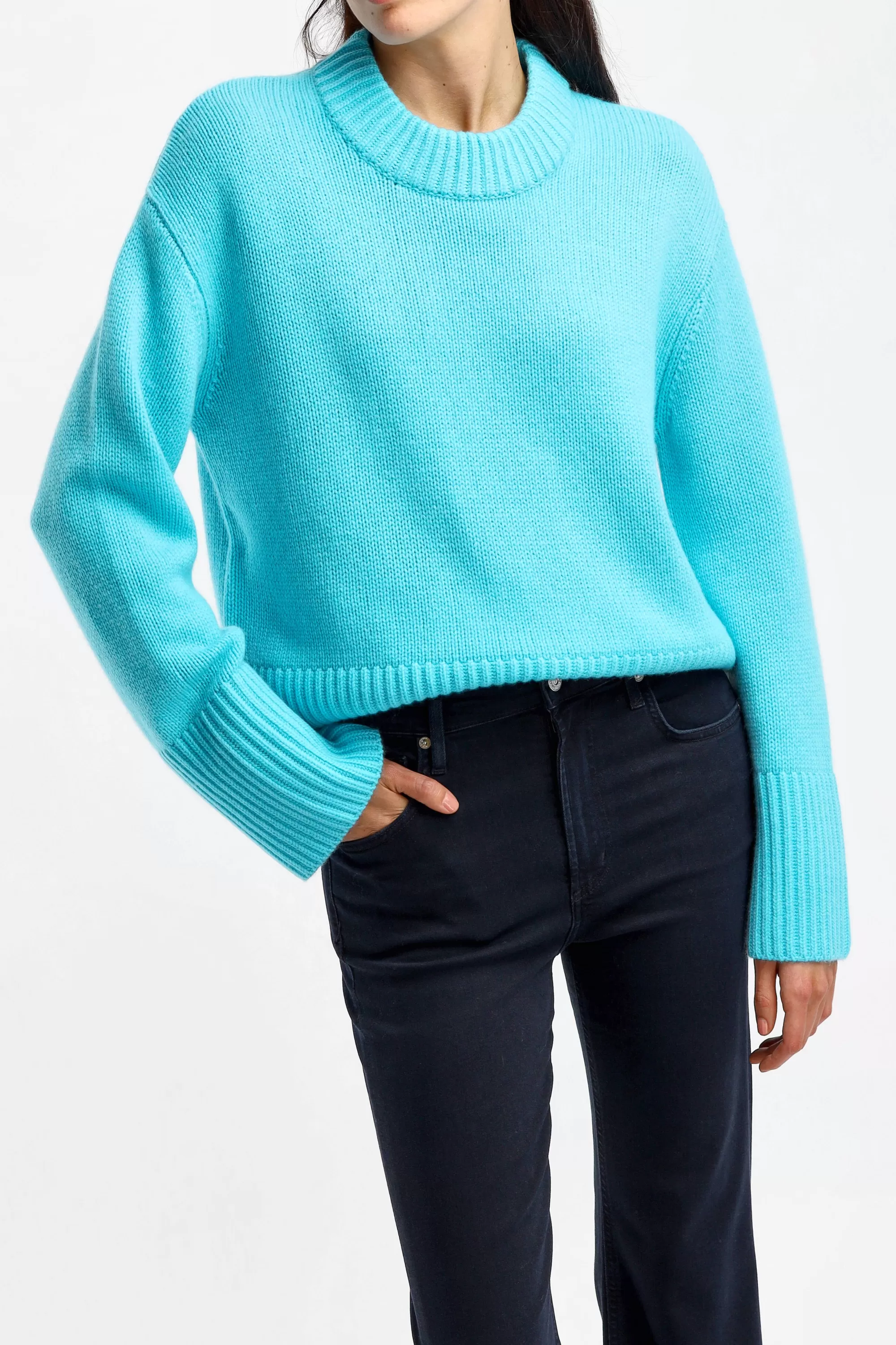 Frauen Lisa Yang Pullover Sony In Amalfi Blau