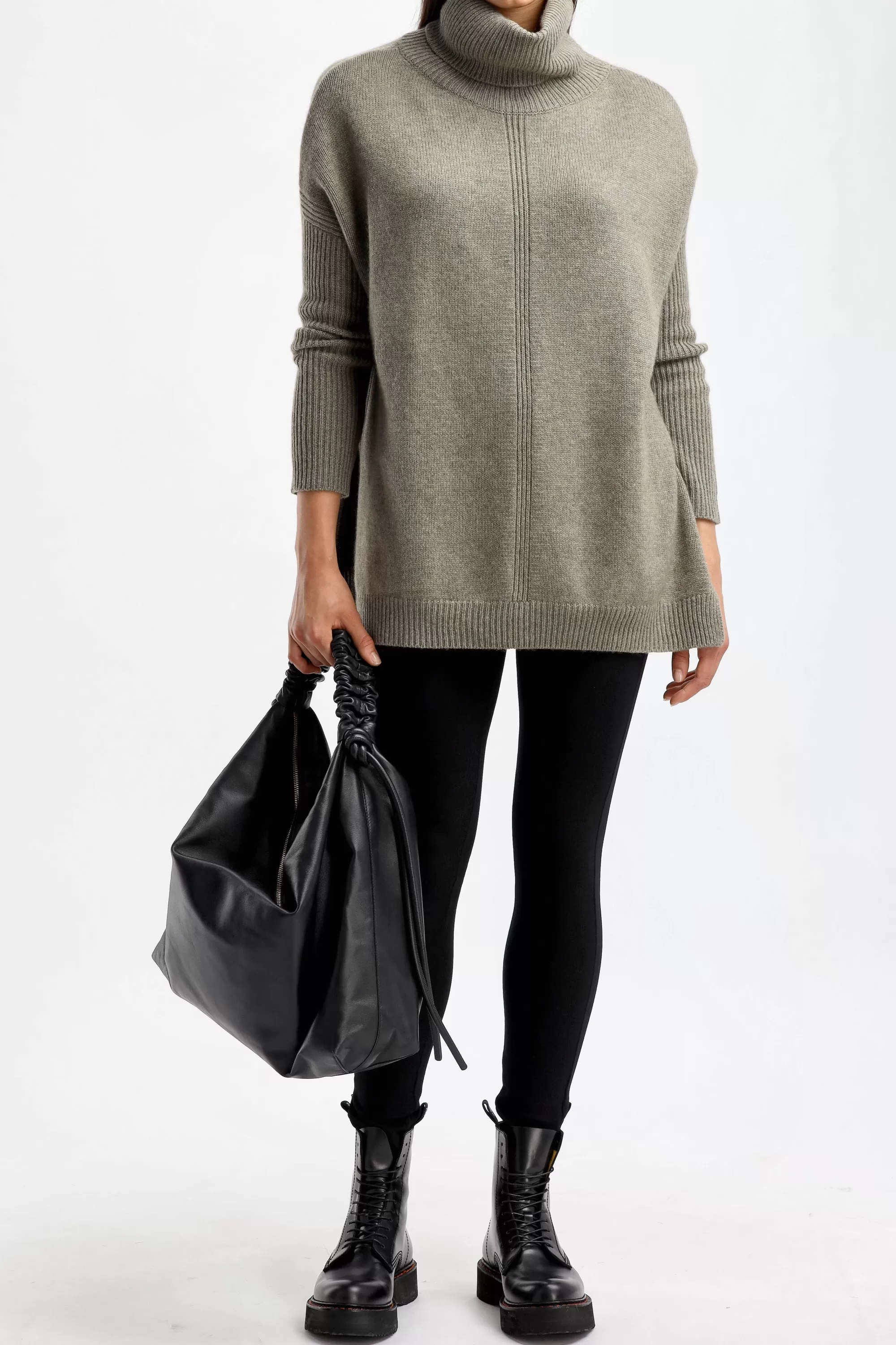 Frauen Kujten Pullover Tali In Khaki