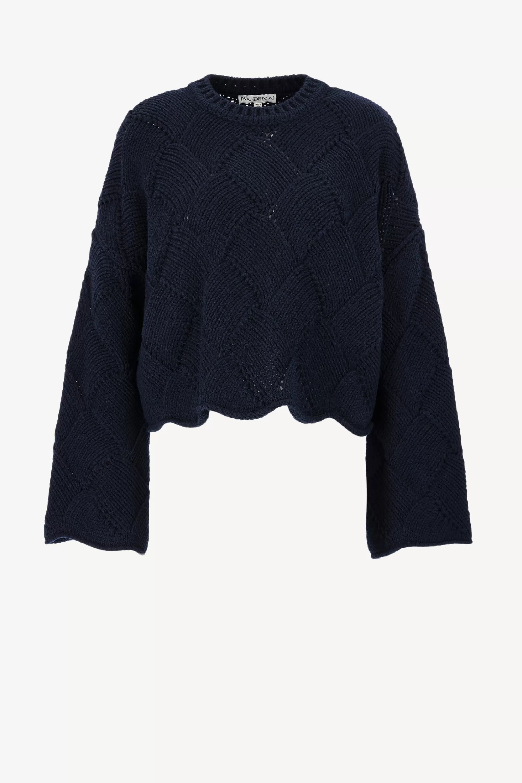 Frauen JW Anderson Pullover Weave In Dark Navy