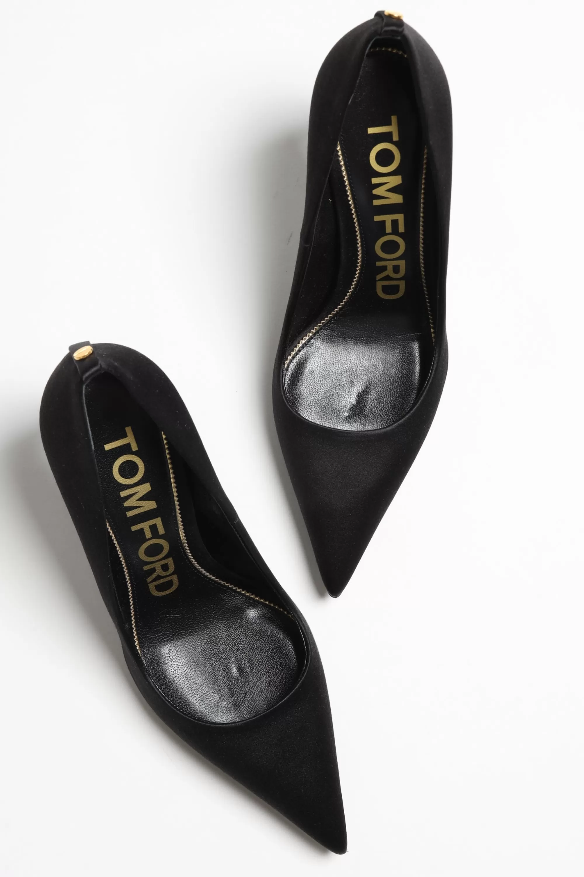 Frauen Tom Ford Pumps Aus Satin In Schwarz