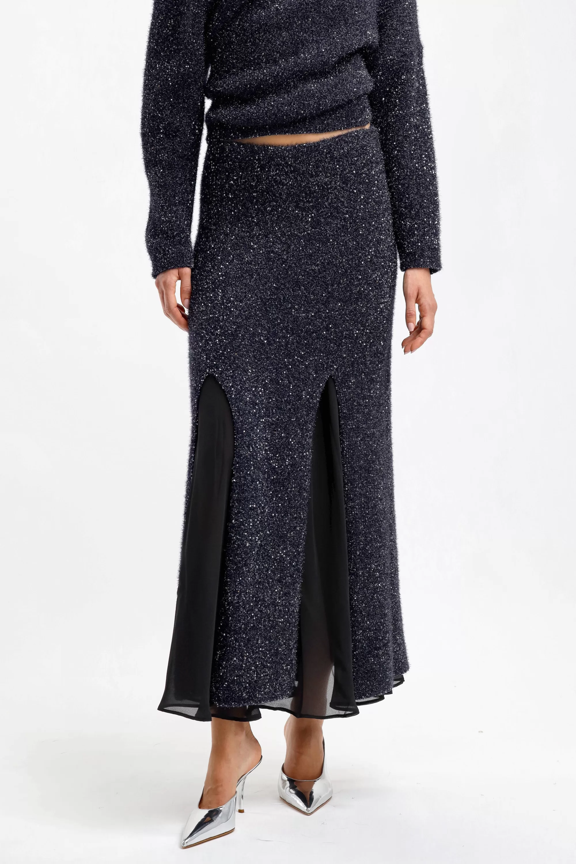 Frauen Proenza Schouler Rock Technical Sequin In Navy