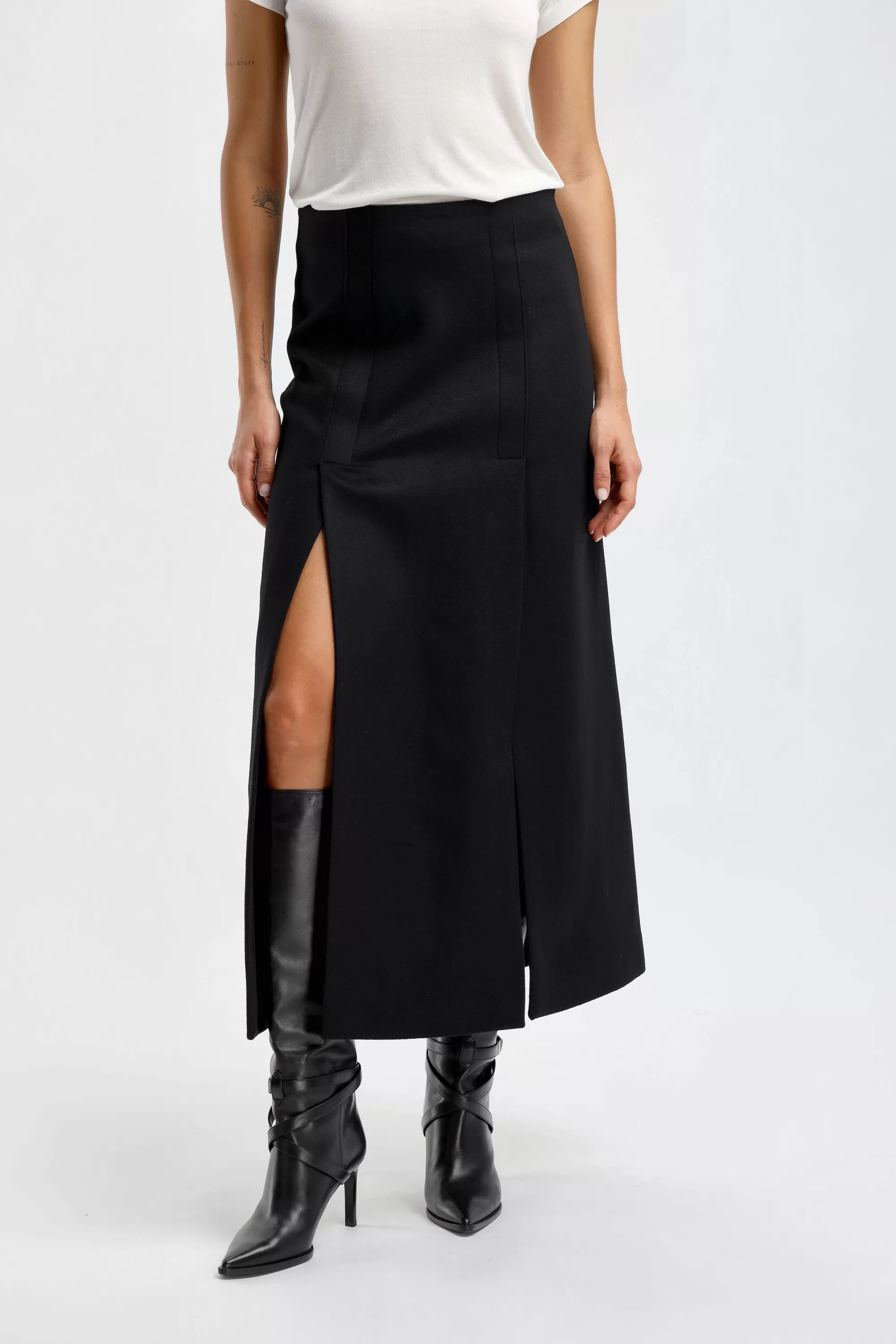 Frauen Proenza Schouler Rock Wool Felt In Schwarz