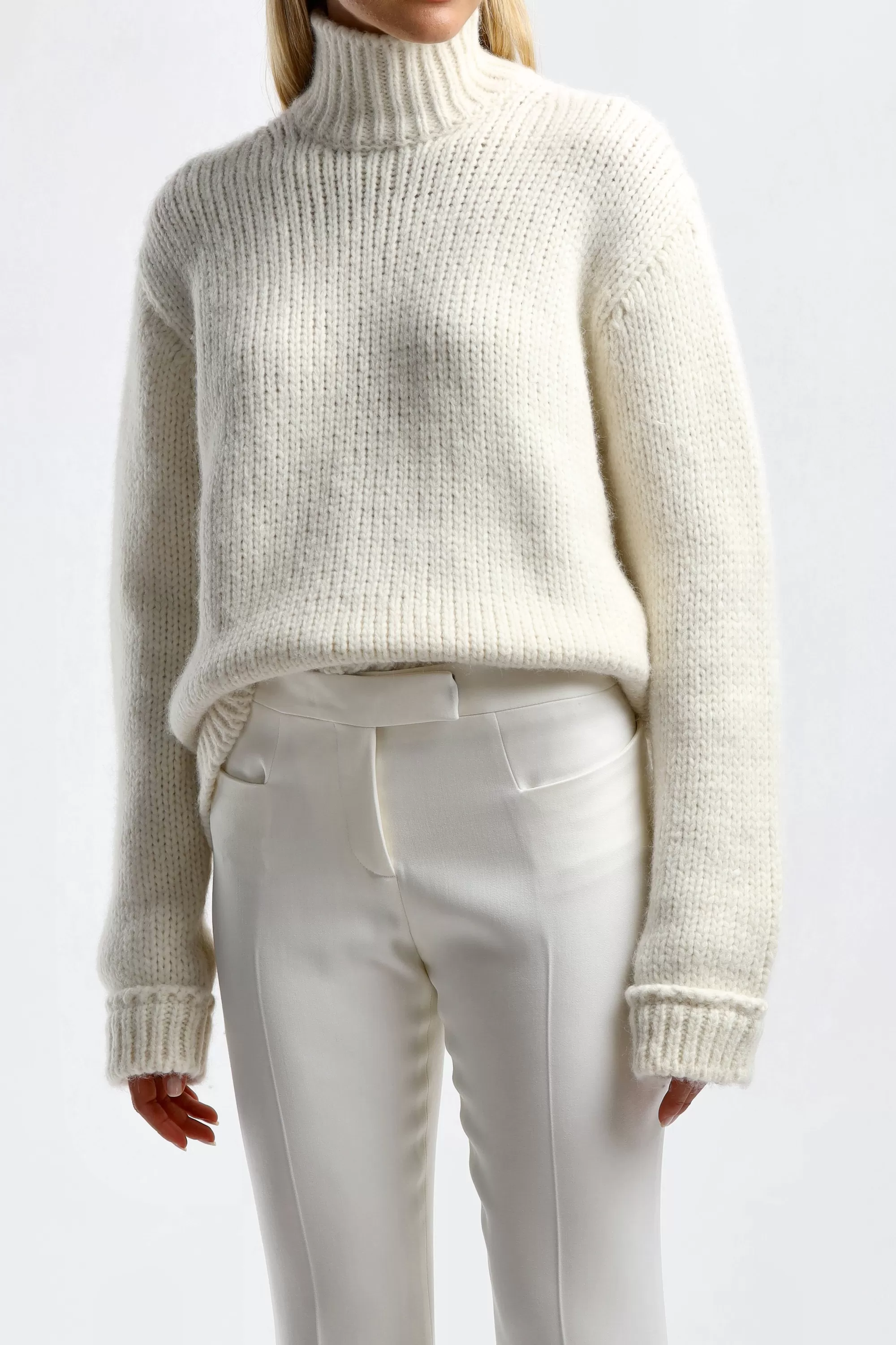 Frauen Tom Ford Rollkragenpullover In Chalk