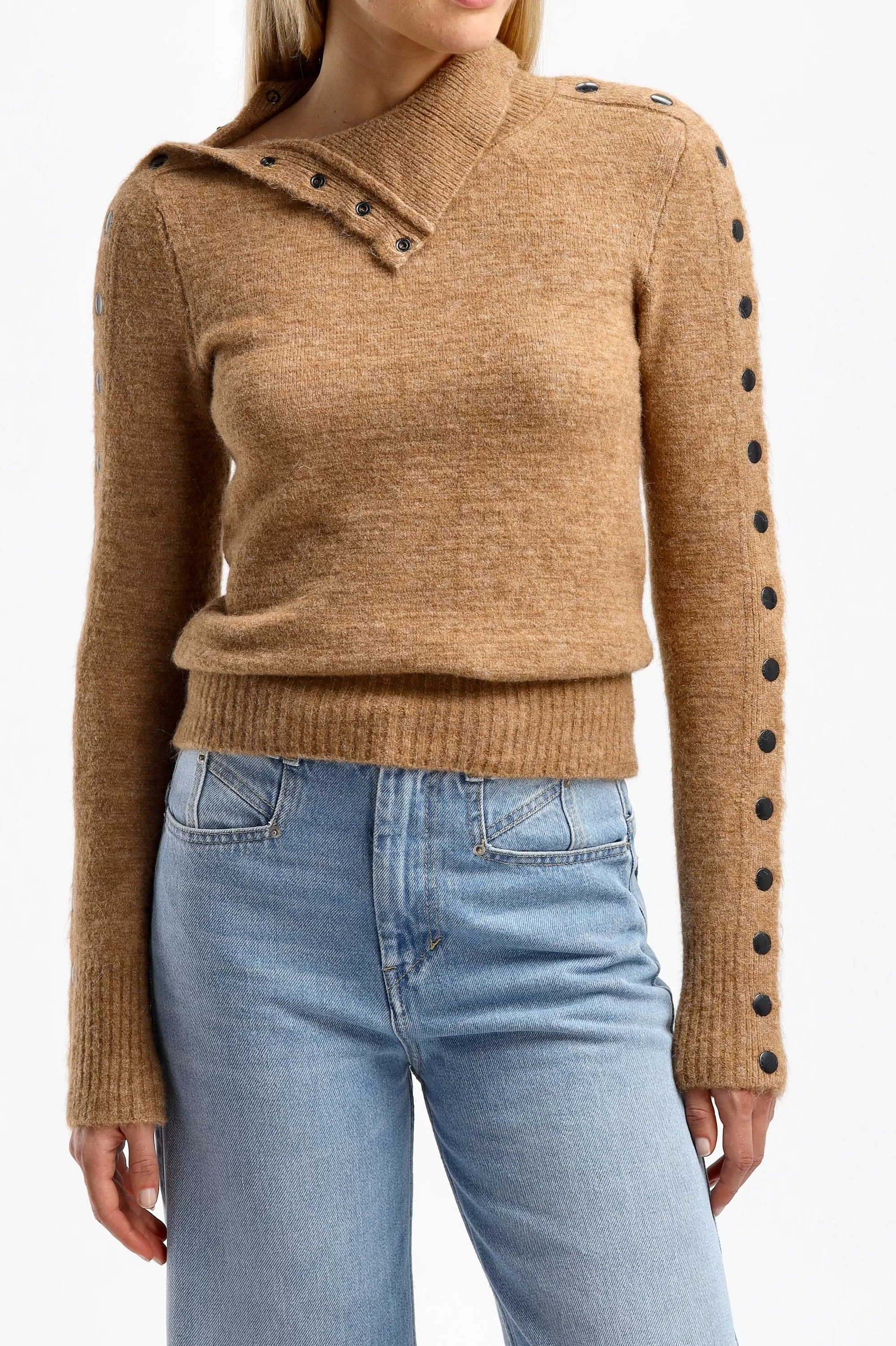 Frauen Isabel Marant Rollkragenpullover Malo In Camel