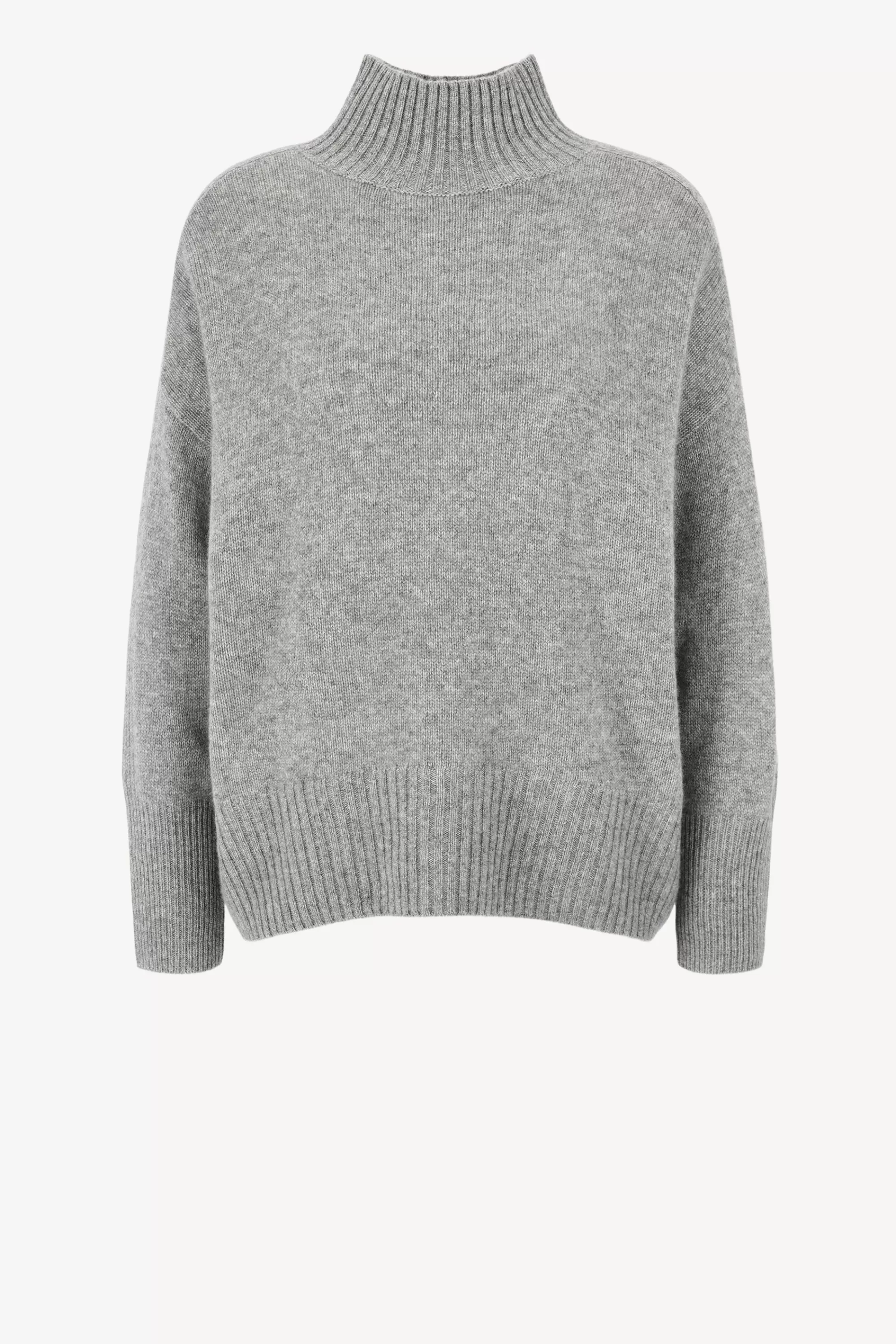 Frauen Allude Rollkragenpullover Oversized In Grau