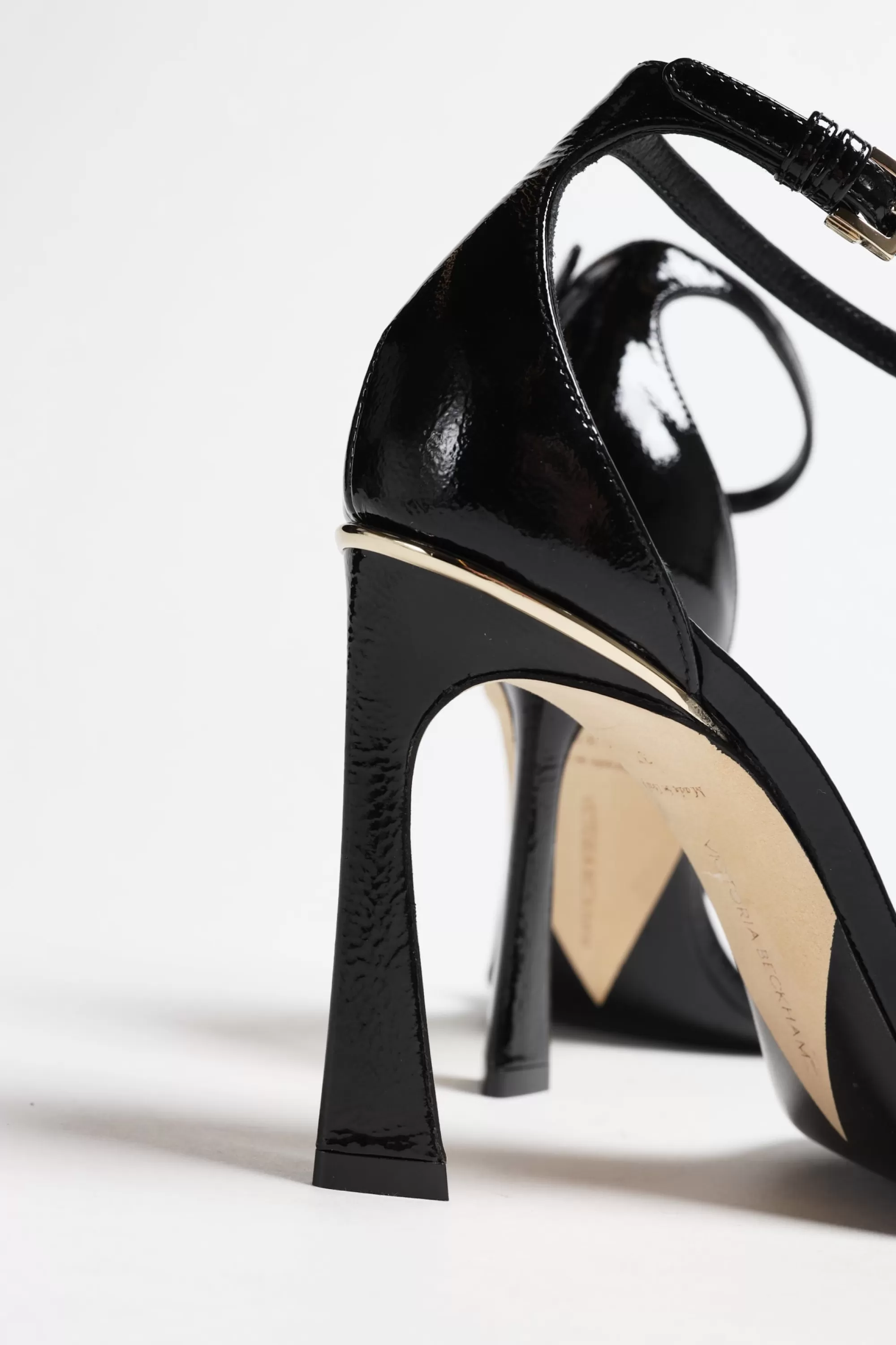 Frauen Victoria Beckham Sandalette Metallic In Schwarz