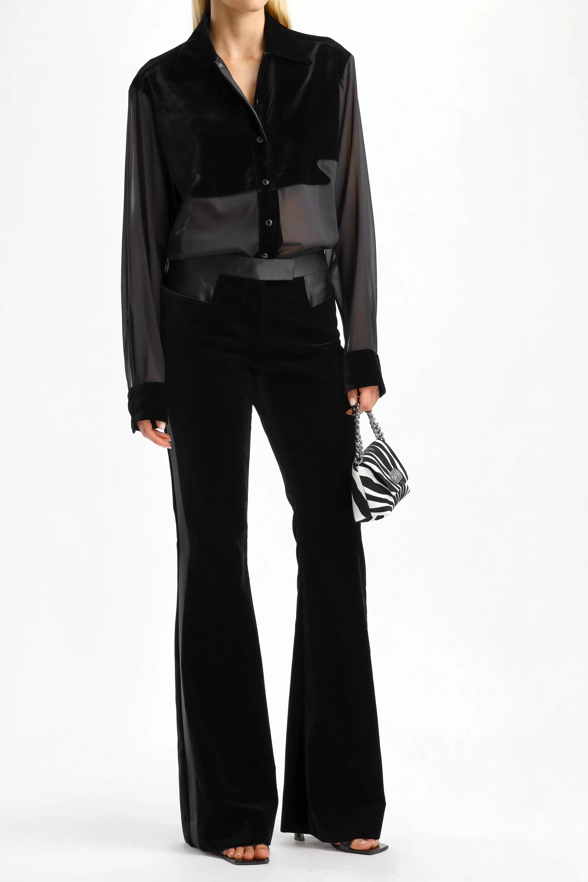 Frauen Tom Ford Seidenbluse Suit In Schwarz