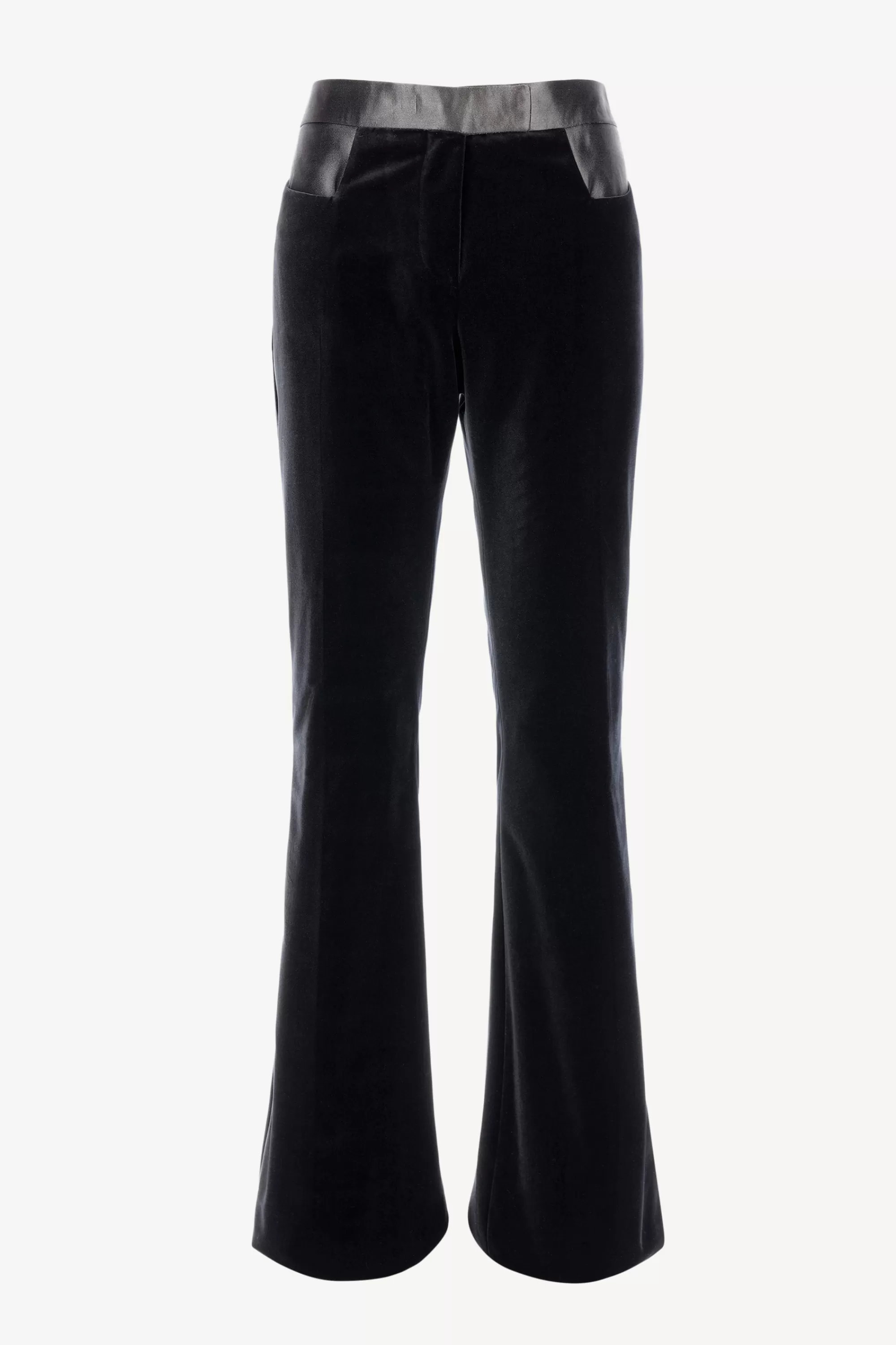 Frauen Tom Ford Seidenhose Bootcut In Schwarz