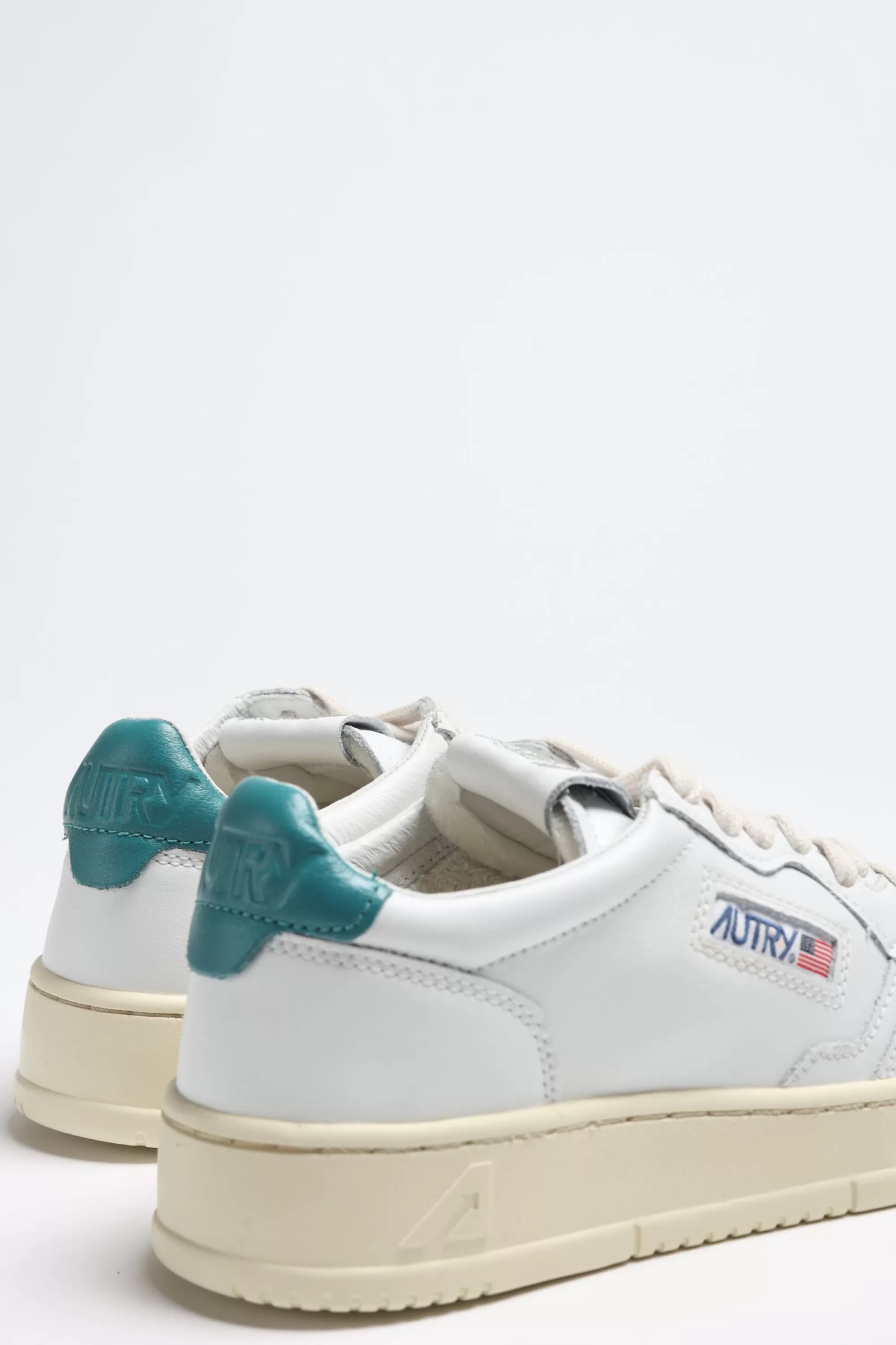 Frauen Autry Sneaker 01 Low In Weis/Petrol