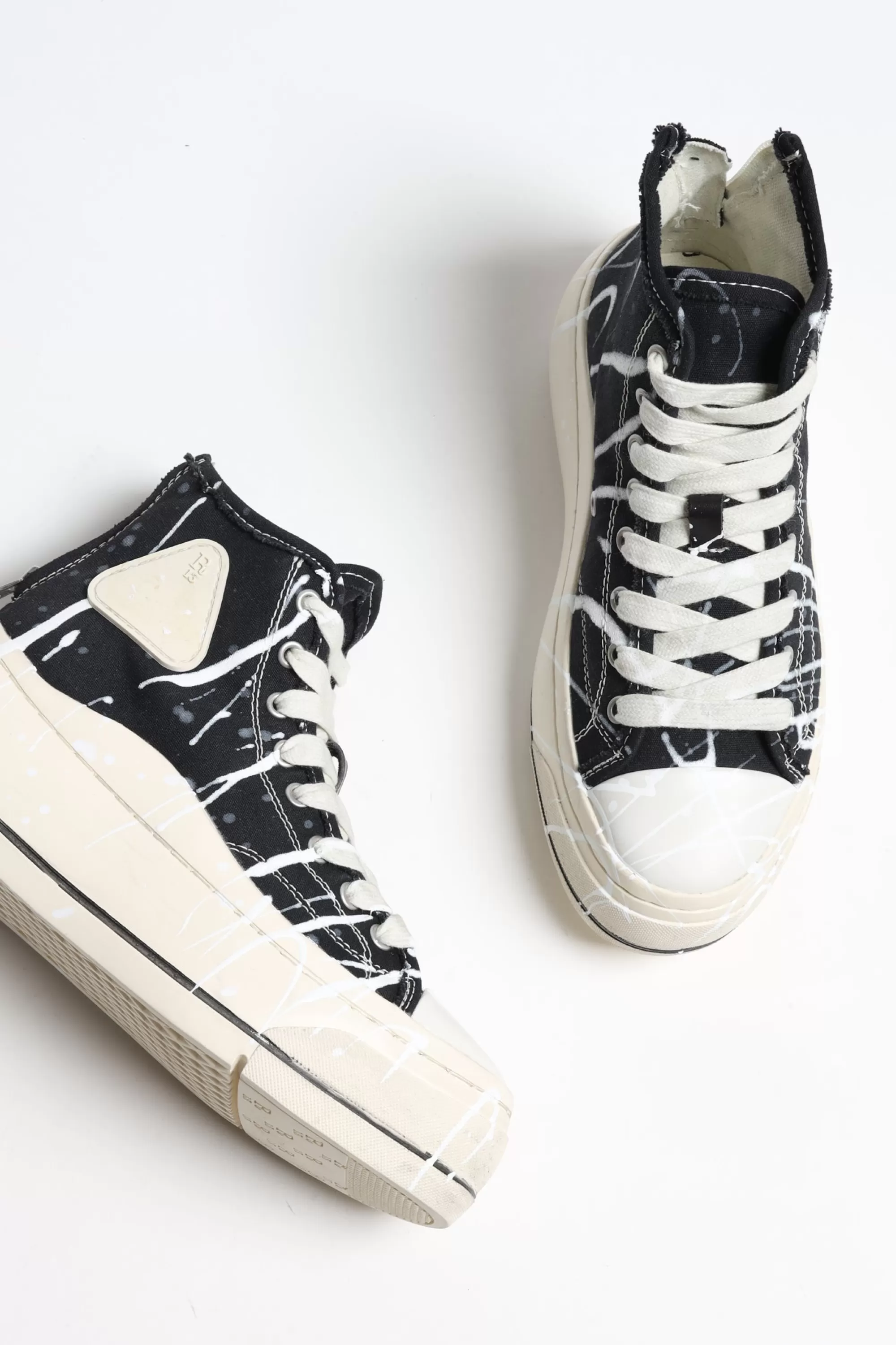 Frauen R13 Sneaker Kurt High Top In B/W Paint