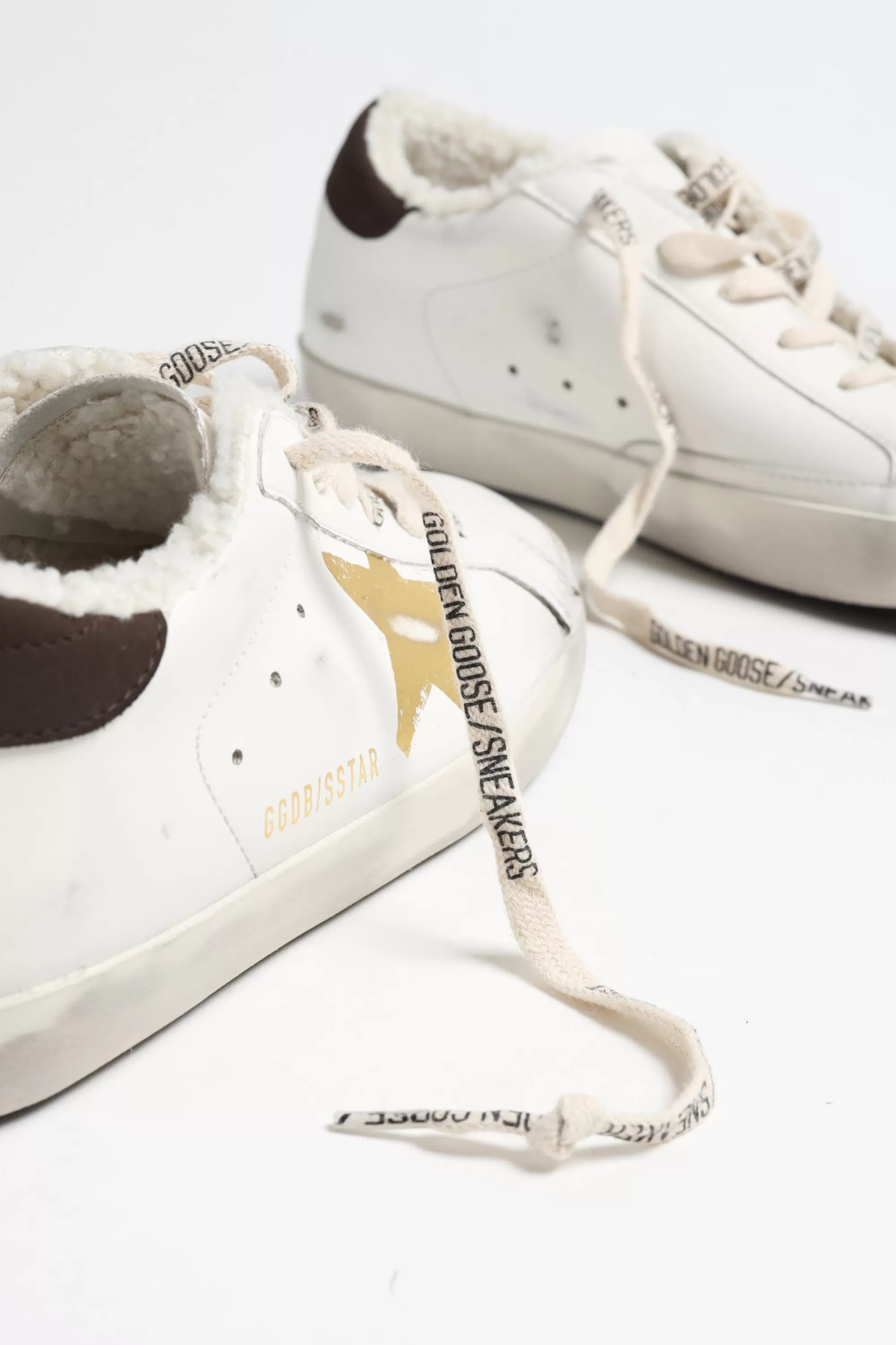 Frauen Golden Goose Sneaker Superstar Bio In Weis/Gold