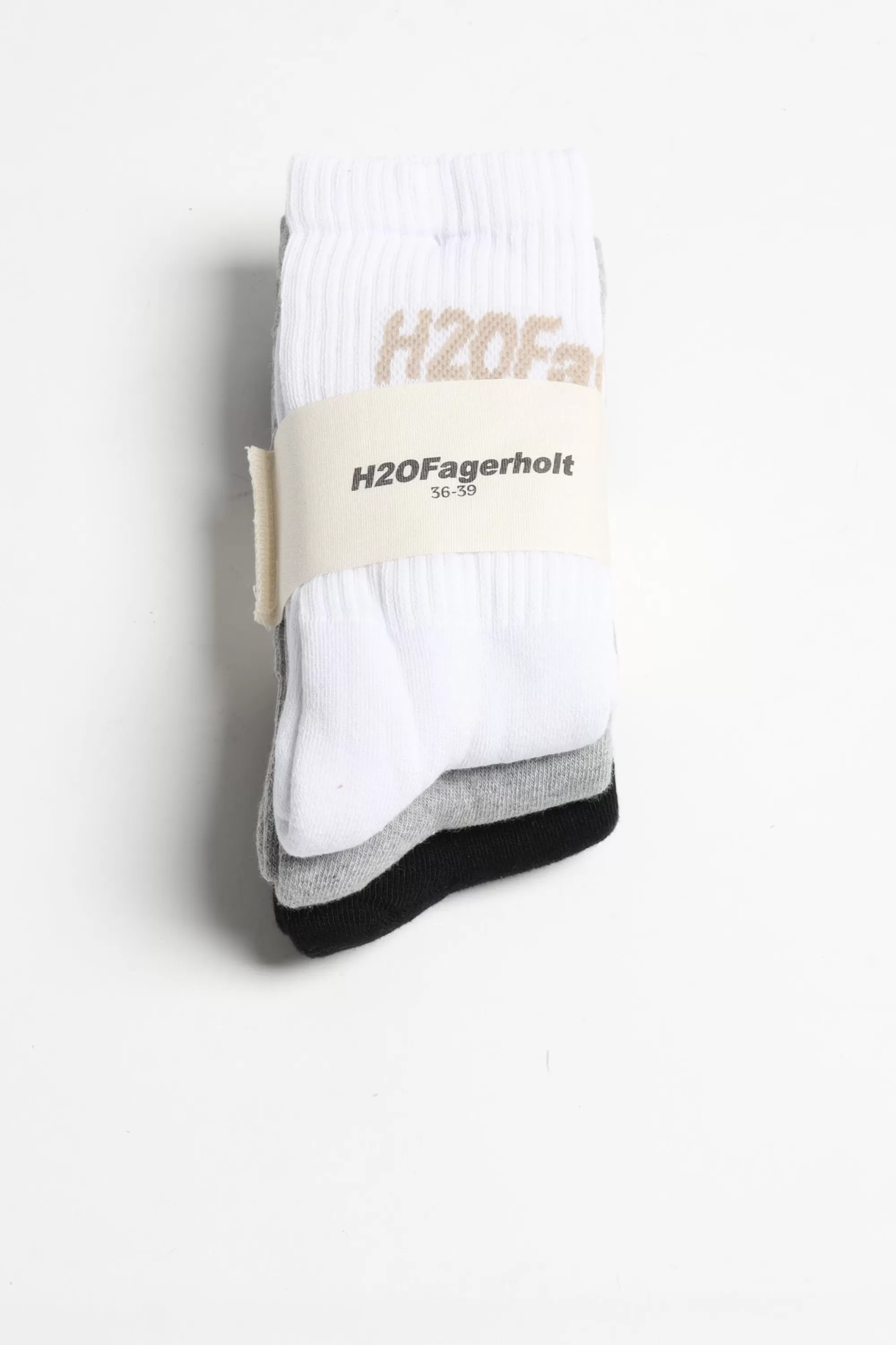 Frauen H2O Fagerholt Socken Suck In Schwarz/Weis/Grau