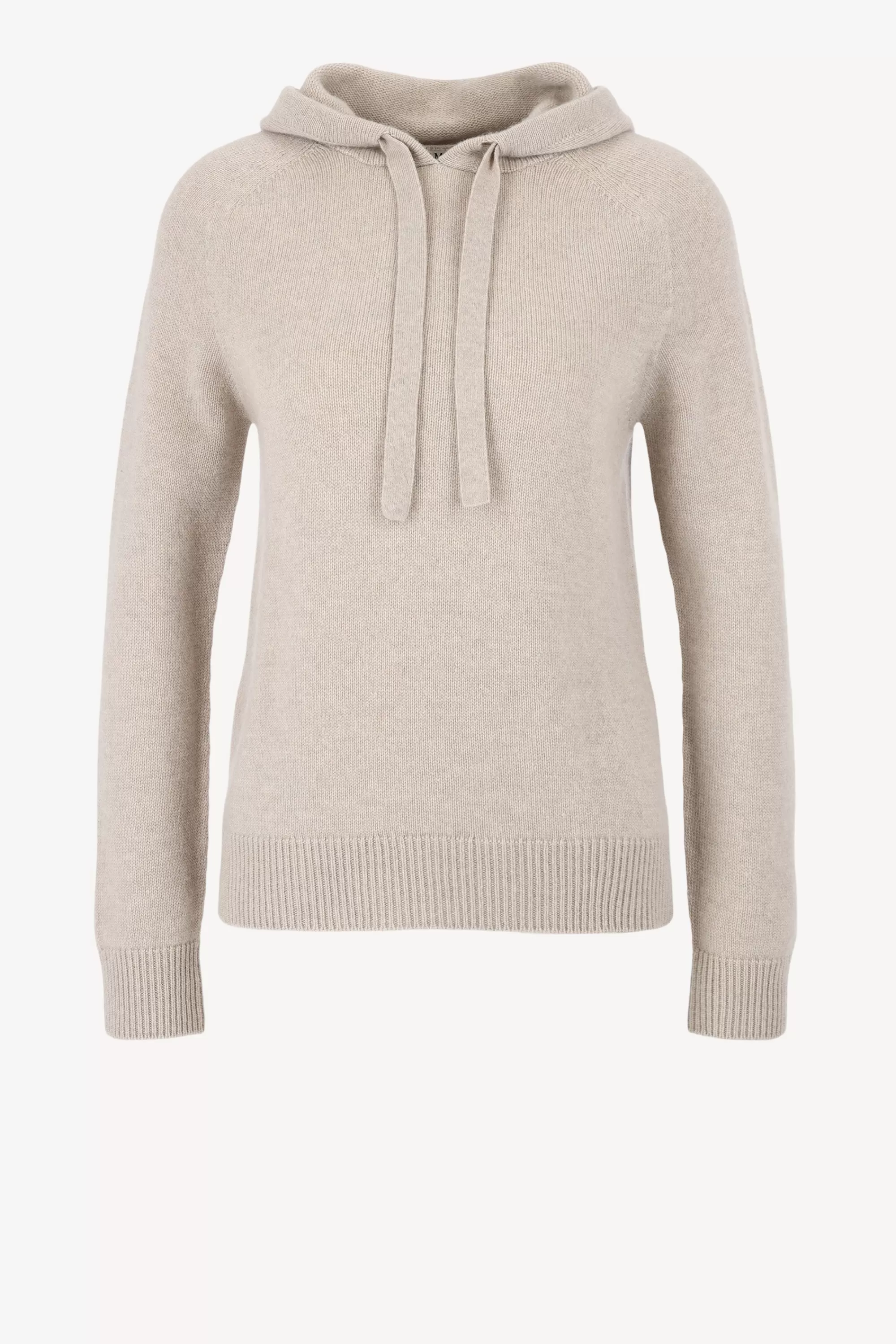 Frauen S Max Mara Strickhoodie Virgola In Ecru