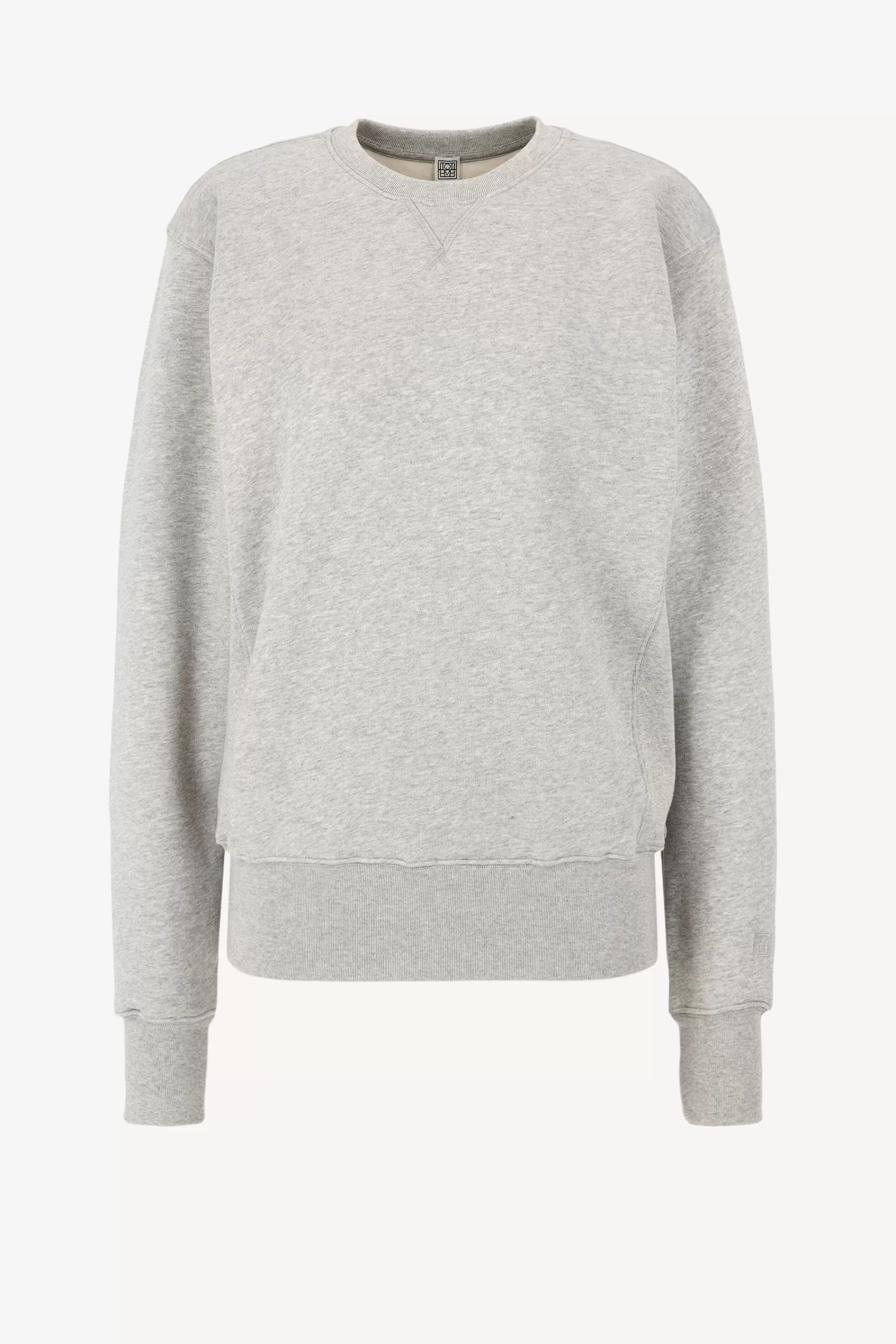 Frauen Toteme Sweatshirt Crew-Neck In Grau