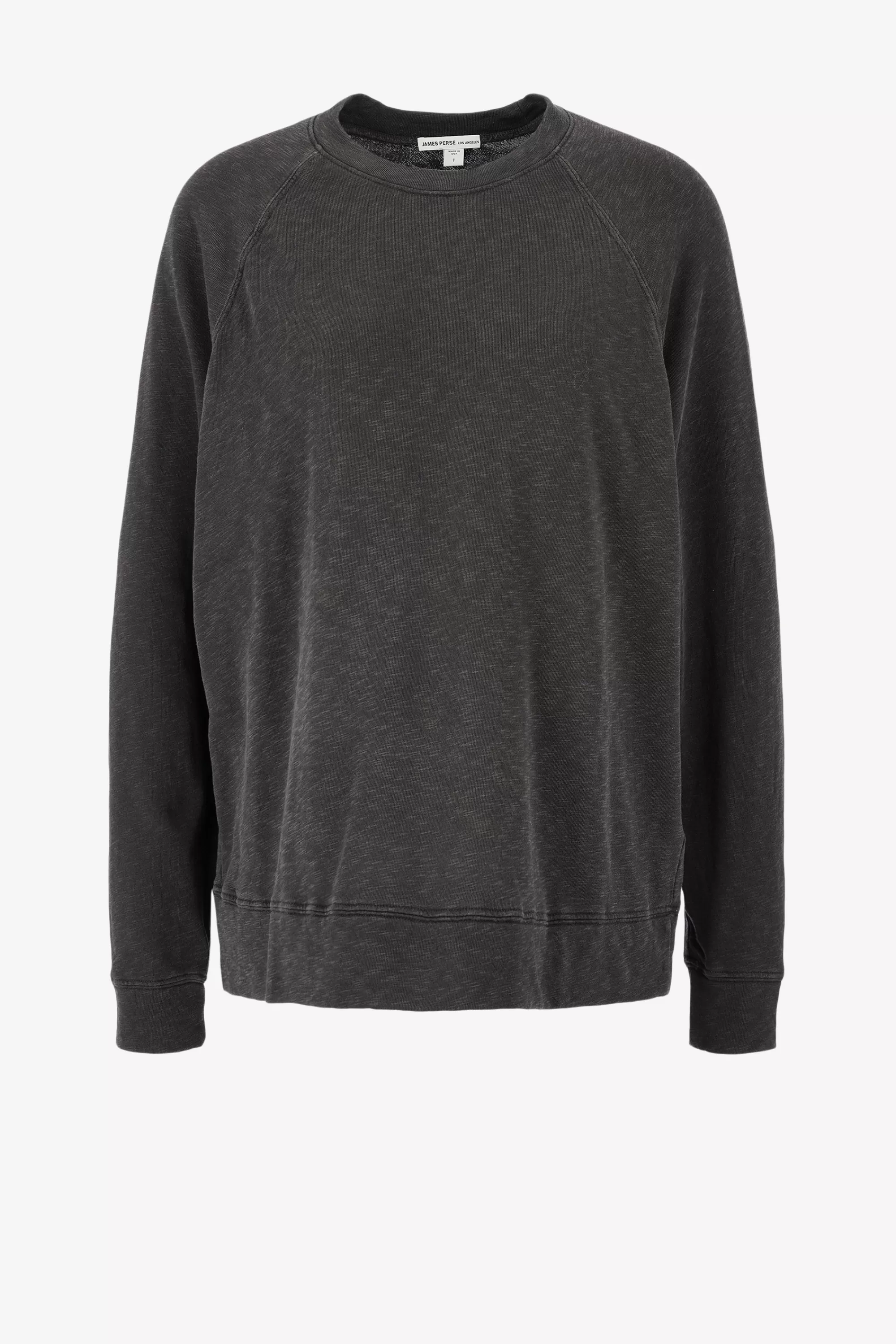 Frauen James Perse Sweatshirt French Terry In Carbon